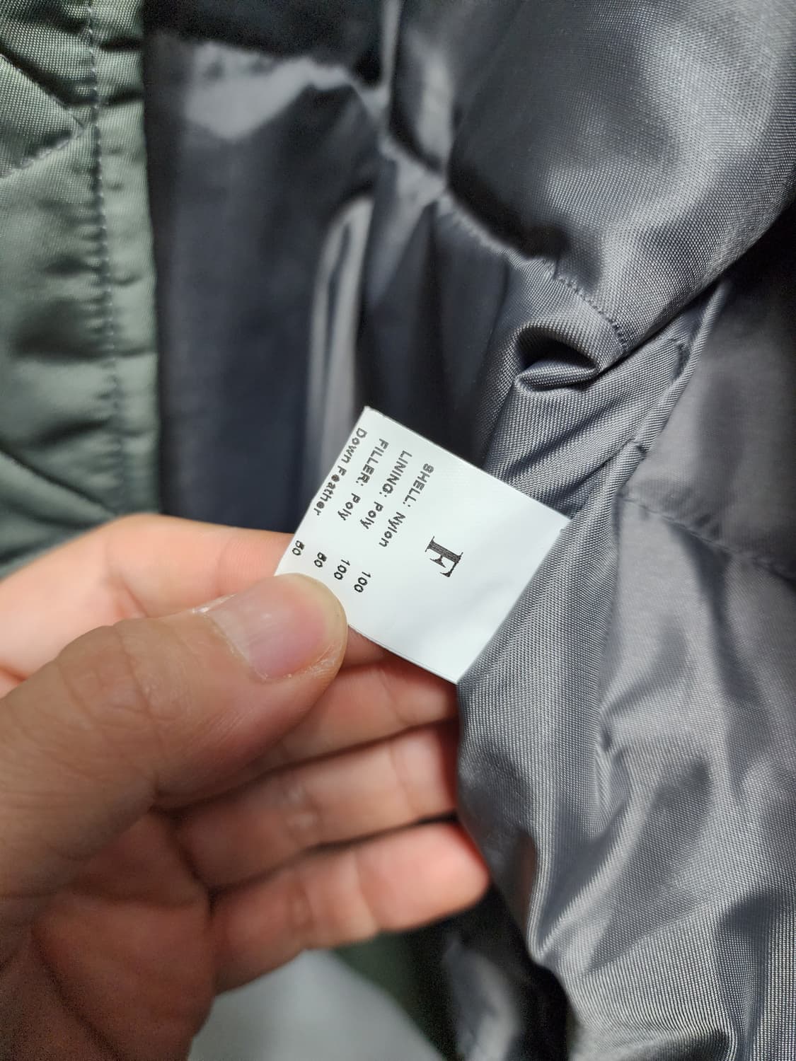 피인오 세컨브랜드 POZE x PN 구스다운 항공점퍼  상품이미지7