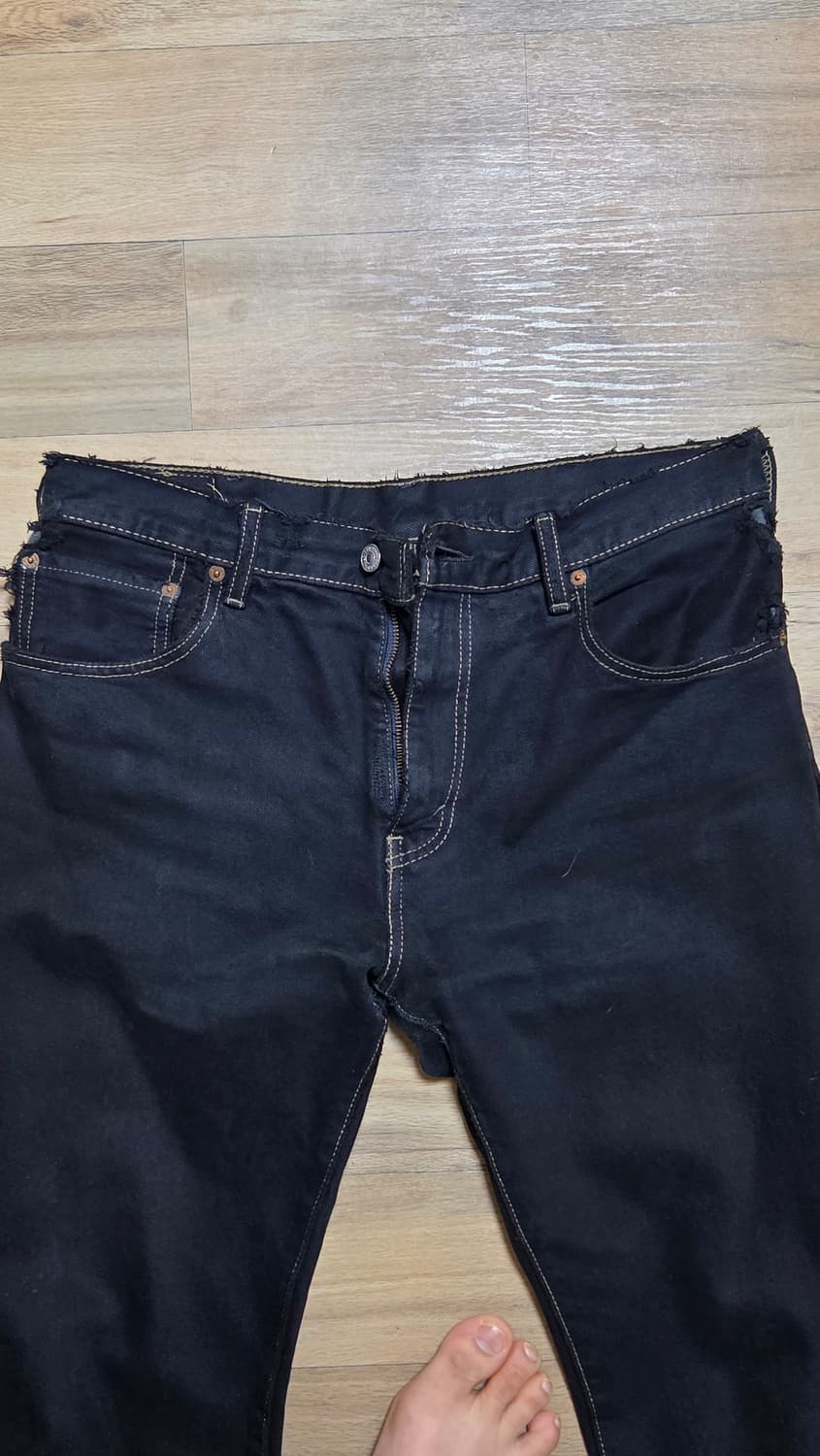 Vintage 빈티지 LEVIS 리바이스 517 블랙 부츠컷 33 상품이미지2