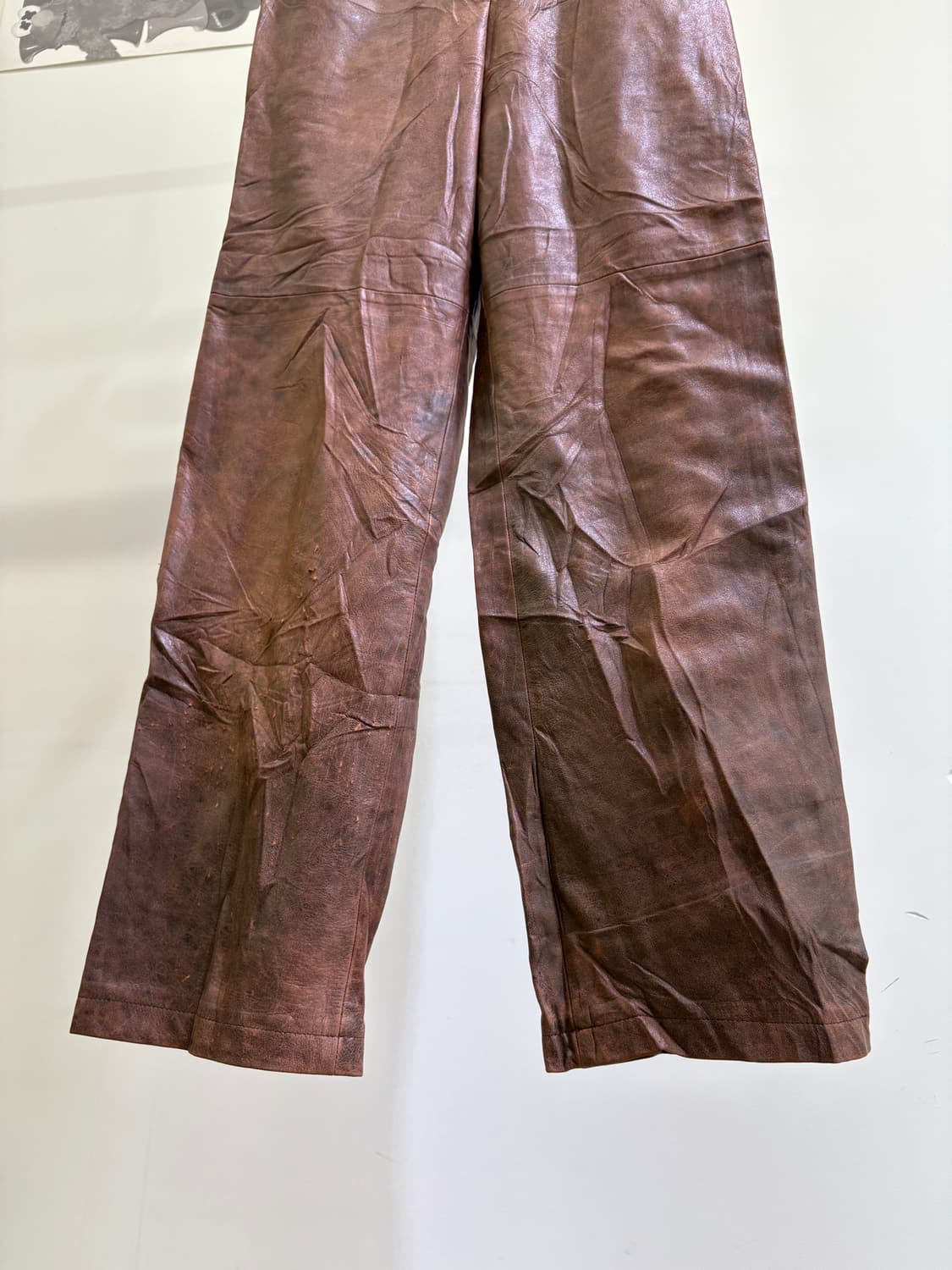 VILLE D'AZUR (Made in Japan) 레더팬츠 상품이미지4