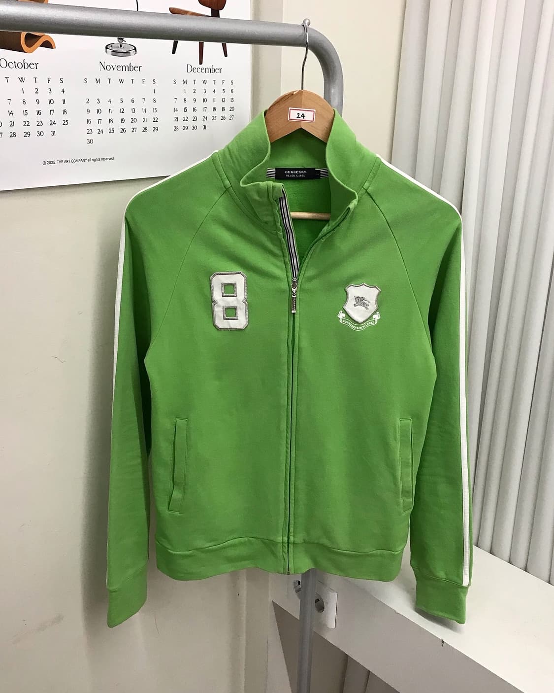 버버리 로고 패치 저지 집업 상품이미지1