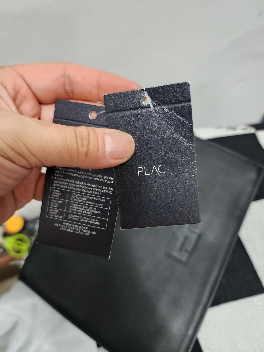 PLAC 플랙 가죽 클러치백 상품이미지5