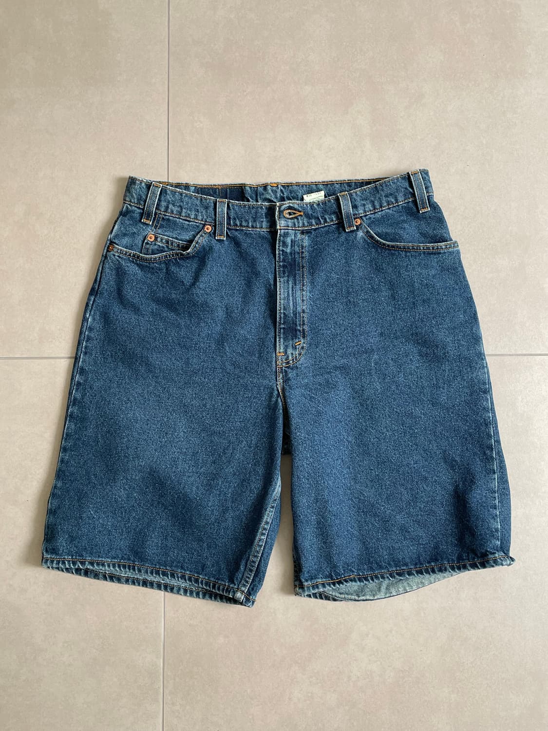 90s 리바이스560 데님쇼츠 36x11 made usa 상품이미지1