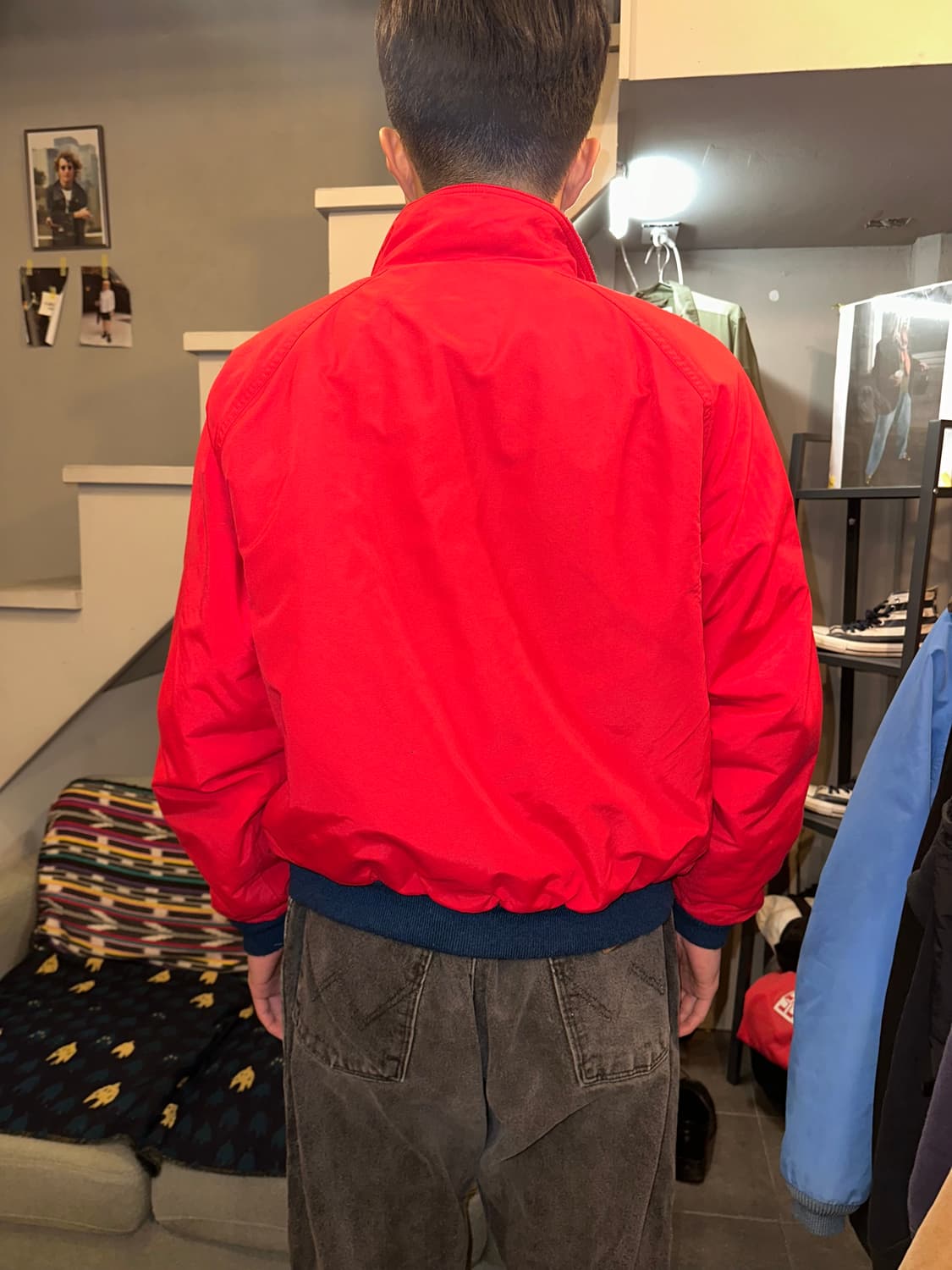 90’s LL Bean USA lining  warm up jacket  상품이미지7