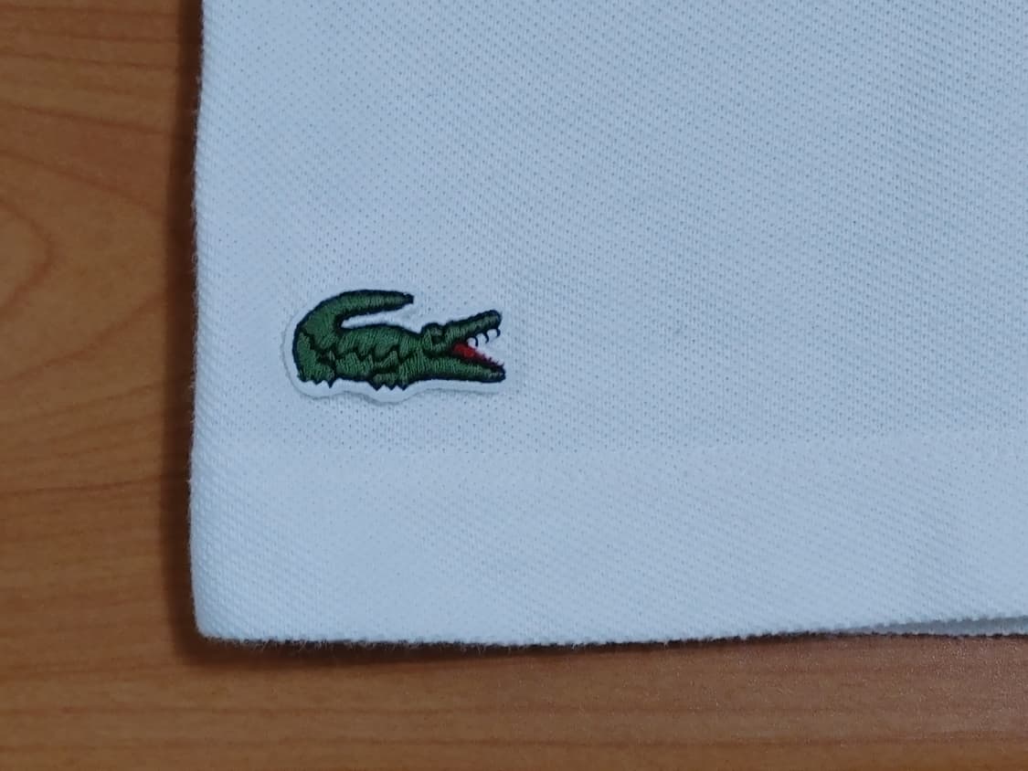 LACOSTE 라코스테 빈티지화이트 반팔카라티 상품이미지5