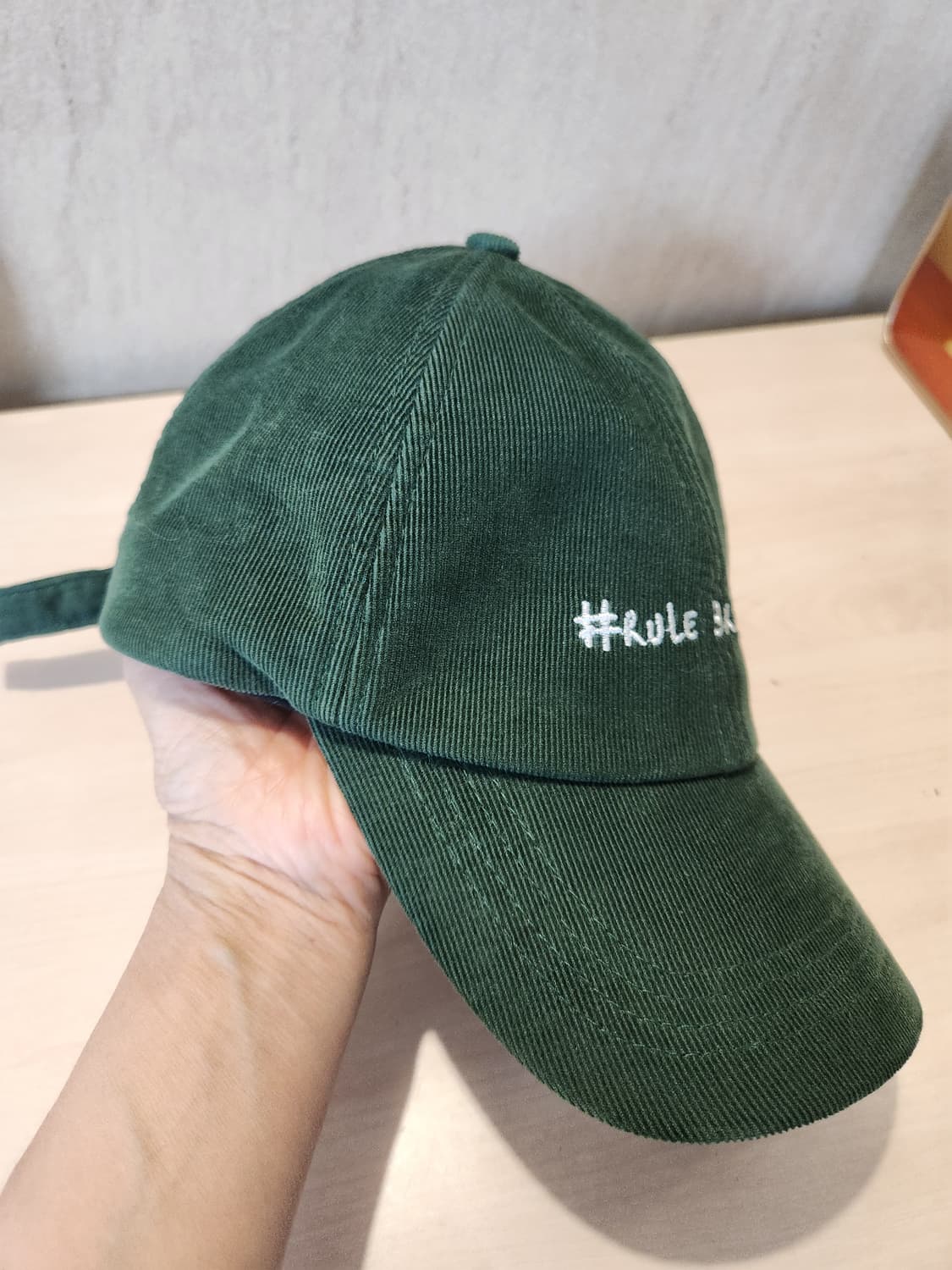 ZARA 그린 코듀로이 볼캡 🧢 #RULEBREAKER 감성

 상품이미지2