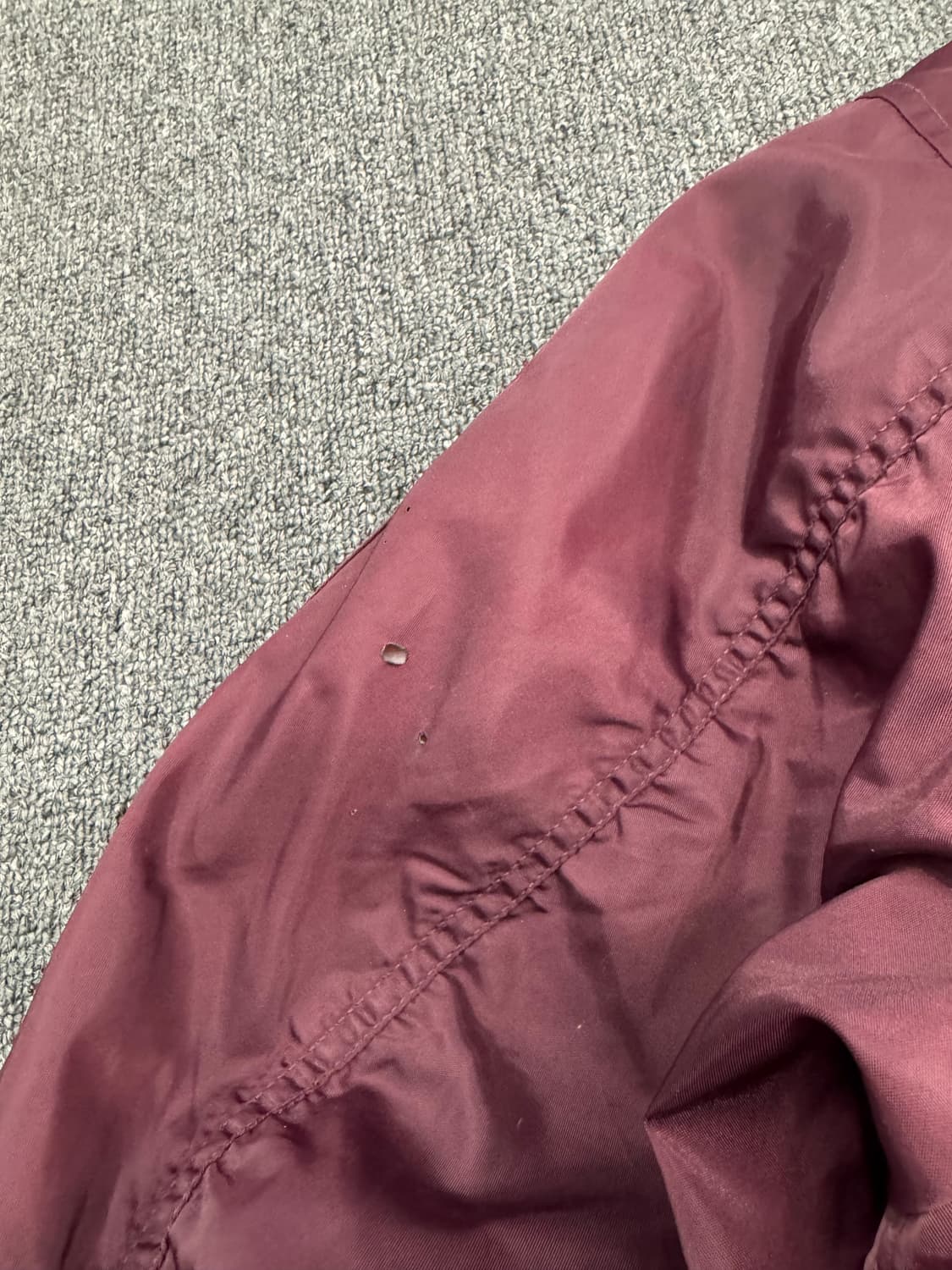 L)MIL-TEC 빈티지 버건디 MA-1 항공점퍼 상품이미지9