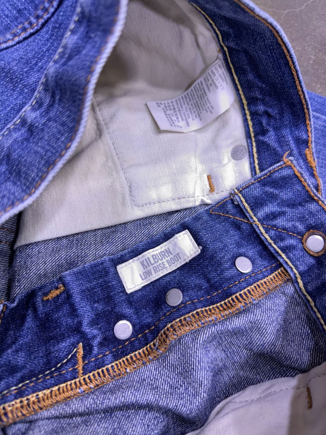 아베크롬비 데미지 킬번 로우 라이즈 부츠컷 플레어 데님팬츠 31 상품이미지10