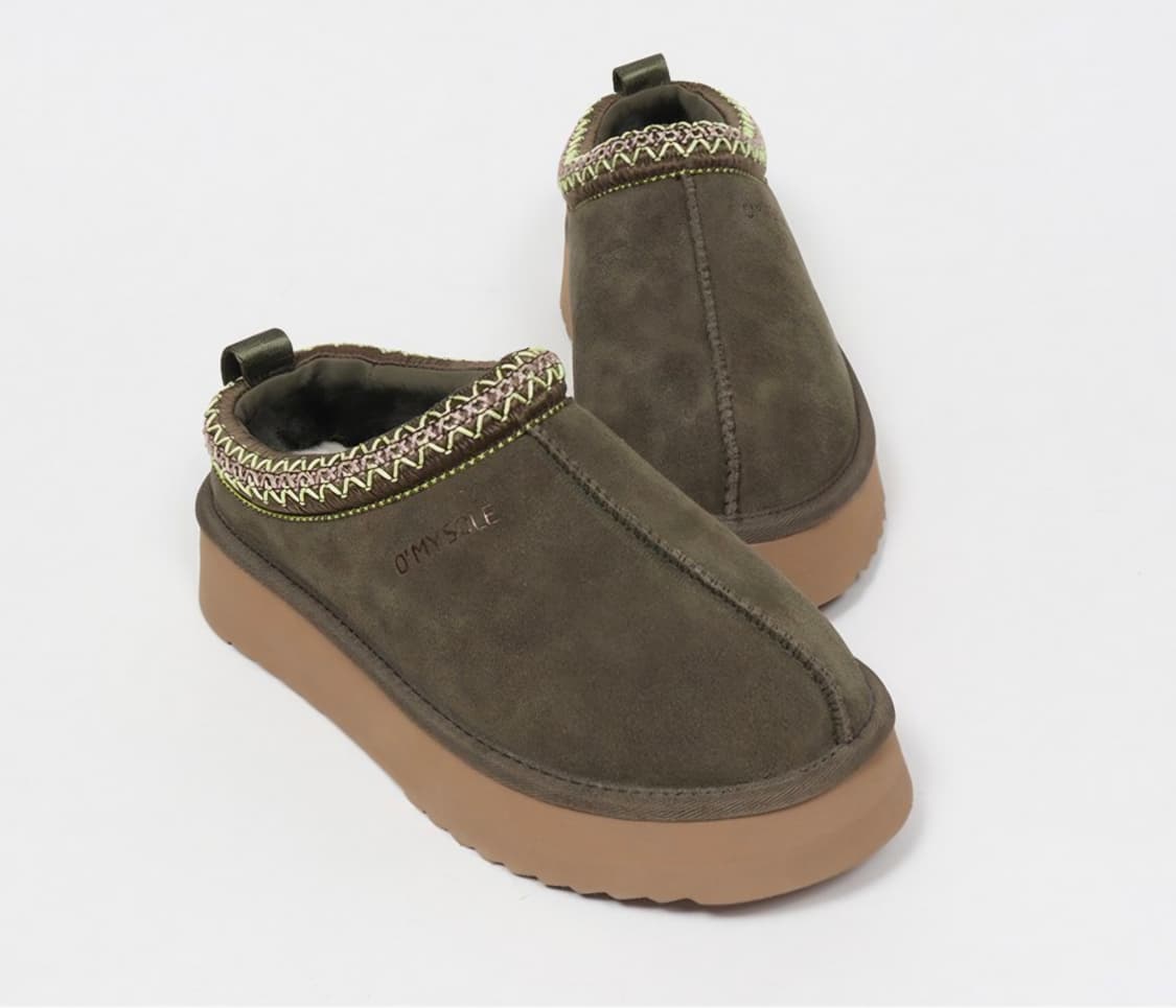 오마이솔 어그 슬리퍼 부츠 om306 올리브 새상품 230 상품이미지2