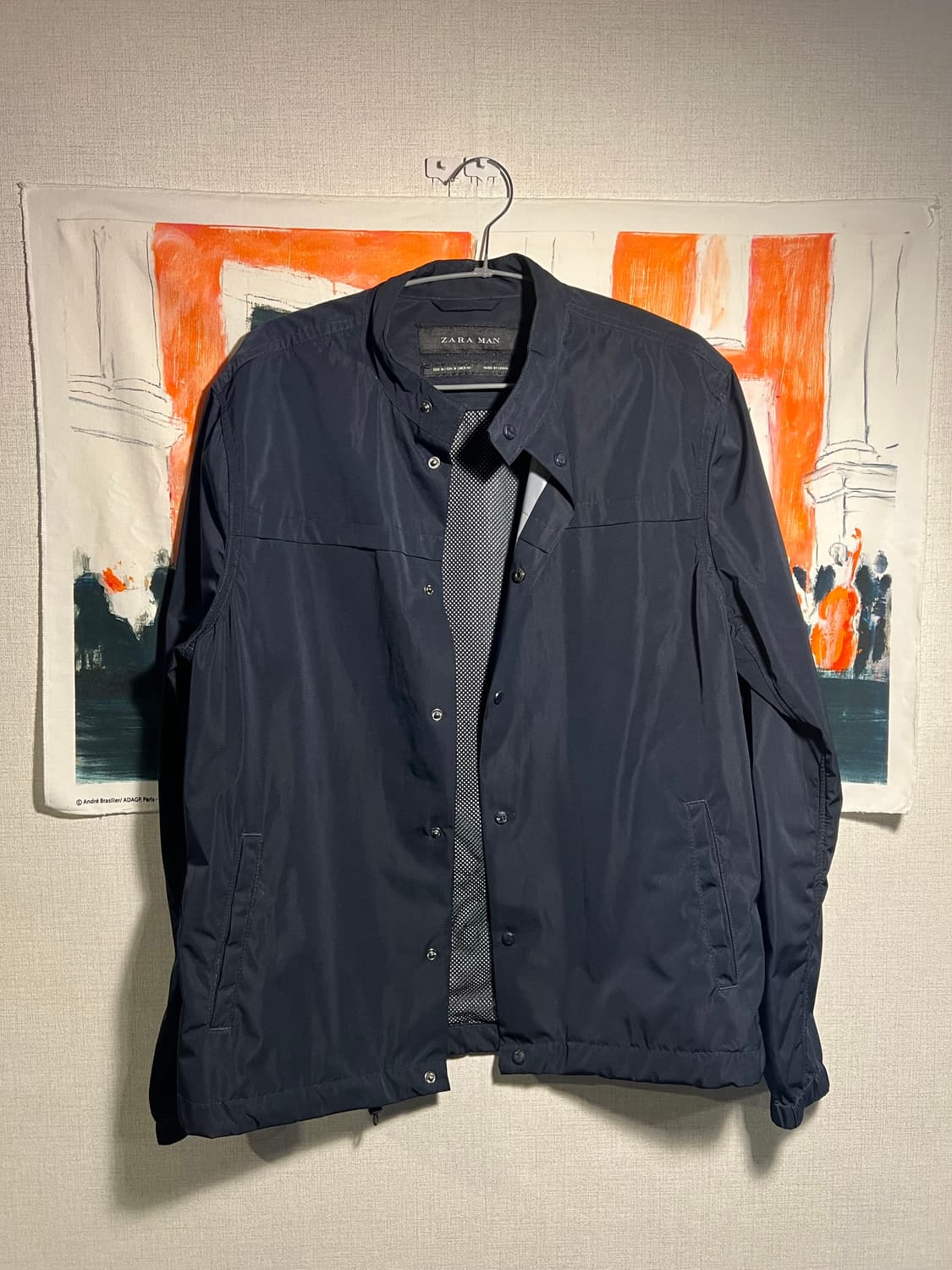 ZARA 폴리 캐쥬얼 바람막이 상품이미지3