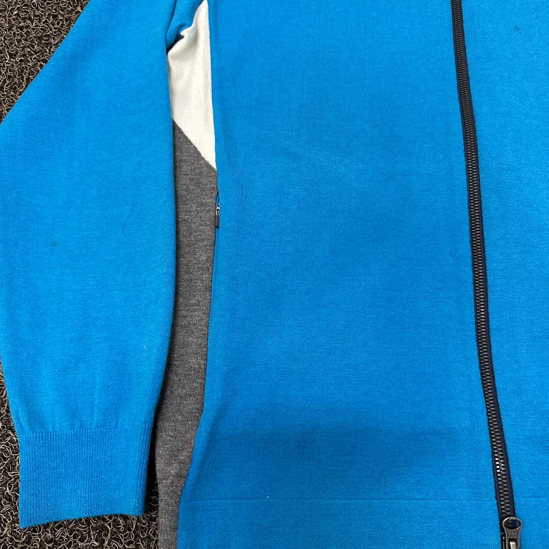 타이틀리스트 남성 골프웨어 니트 집업 블루 XL 상품이미지4