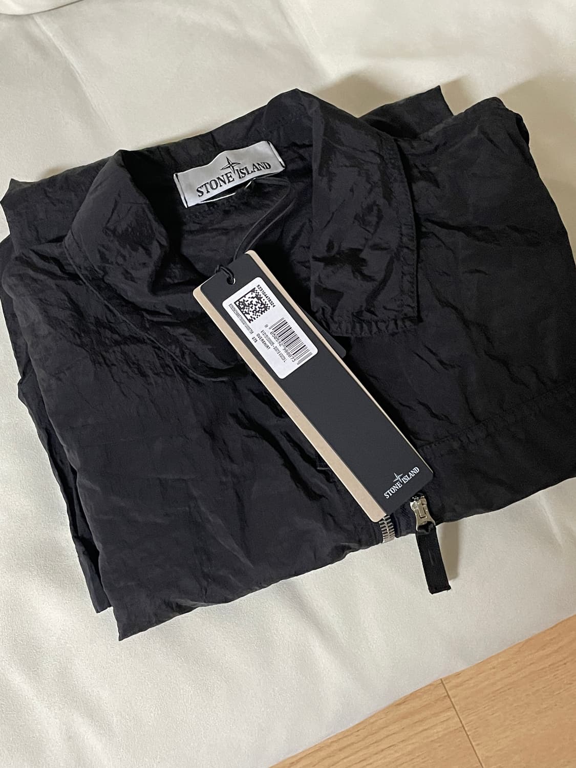 스톤아일랜드 나일론 오버셔츠25ss 블랙L 상품이미지1