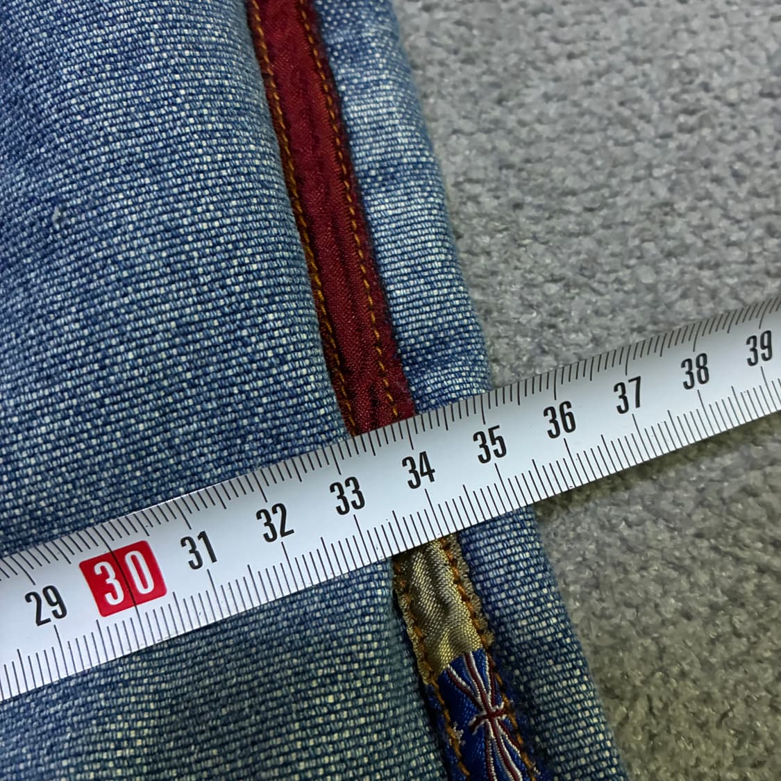 쿠지 사이드라인 오드스쿨 베기핏 데님팬츠 32 상품이미지8