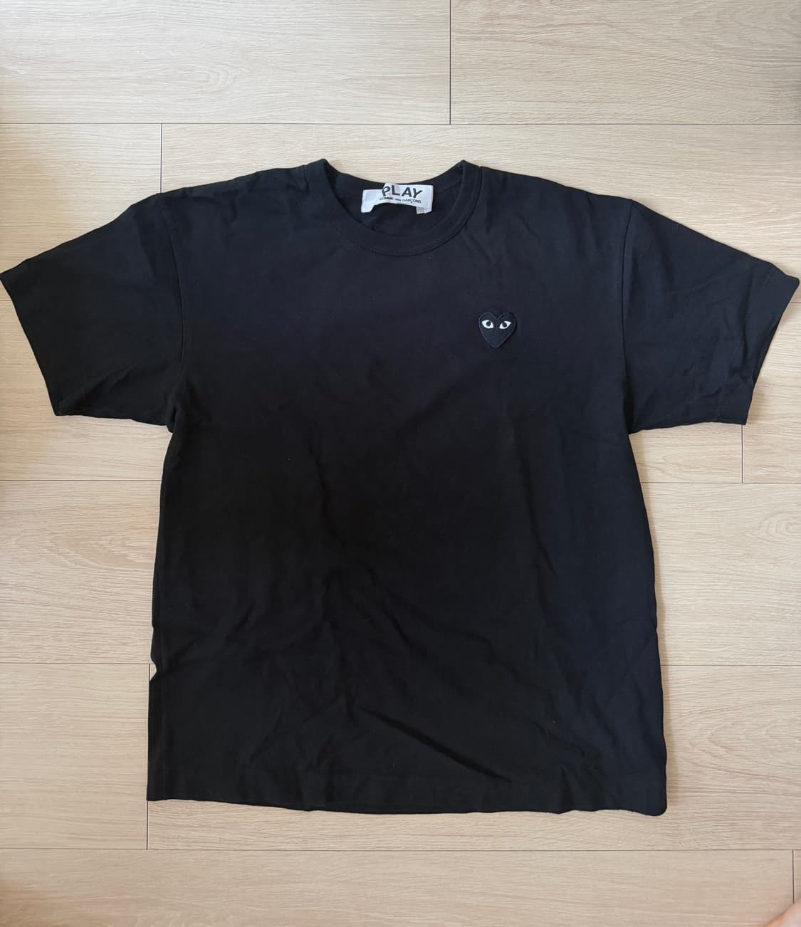 꼼데가르송 블랙 반팔 XL 상품이미지1