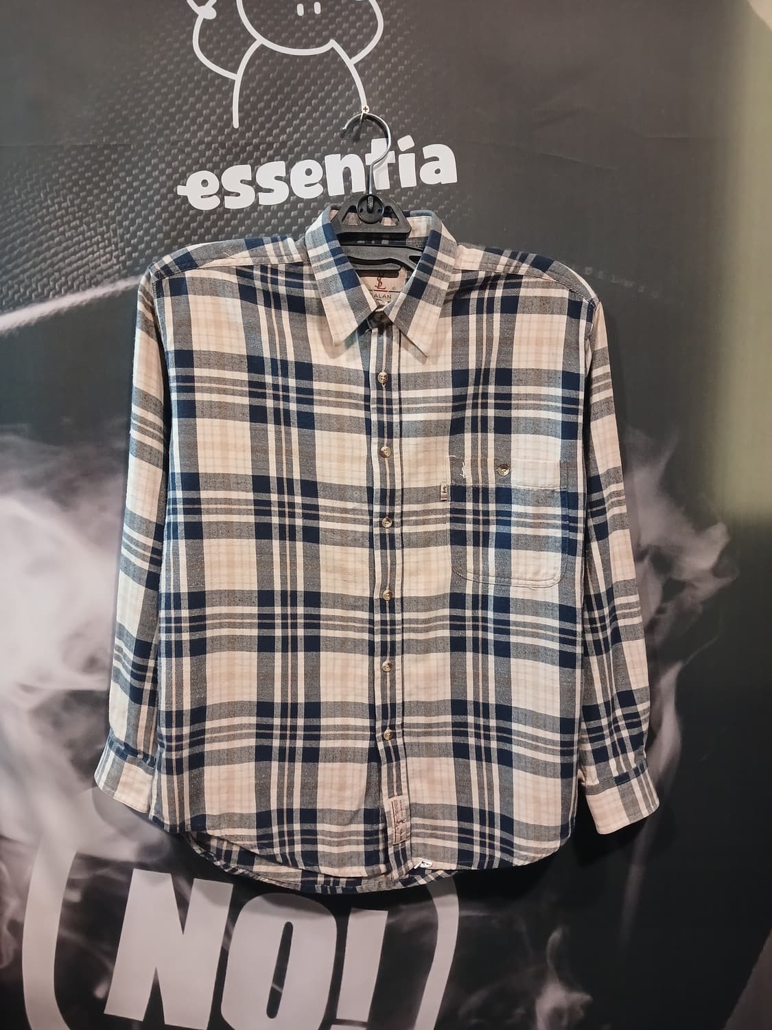 입생로랑 체크 셔츠 상품이미지1