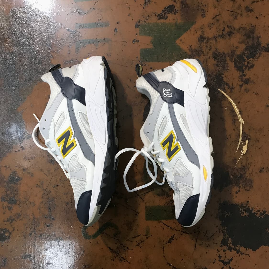 뉴발란스 878 화이트 옐로 260 사이즈 상품이미지2