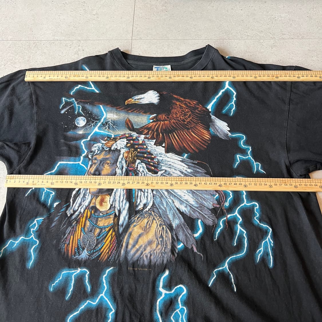 빈티지 90s American Thunder 네이티브 이글 티셔츠 상품이미지8