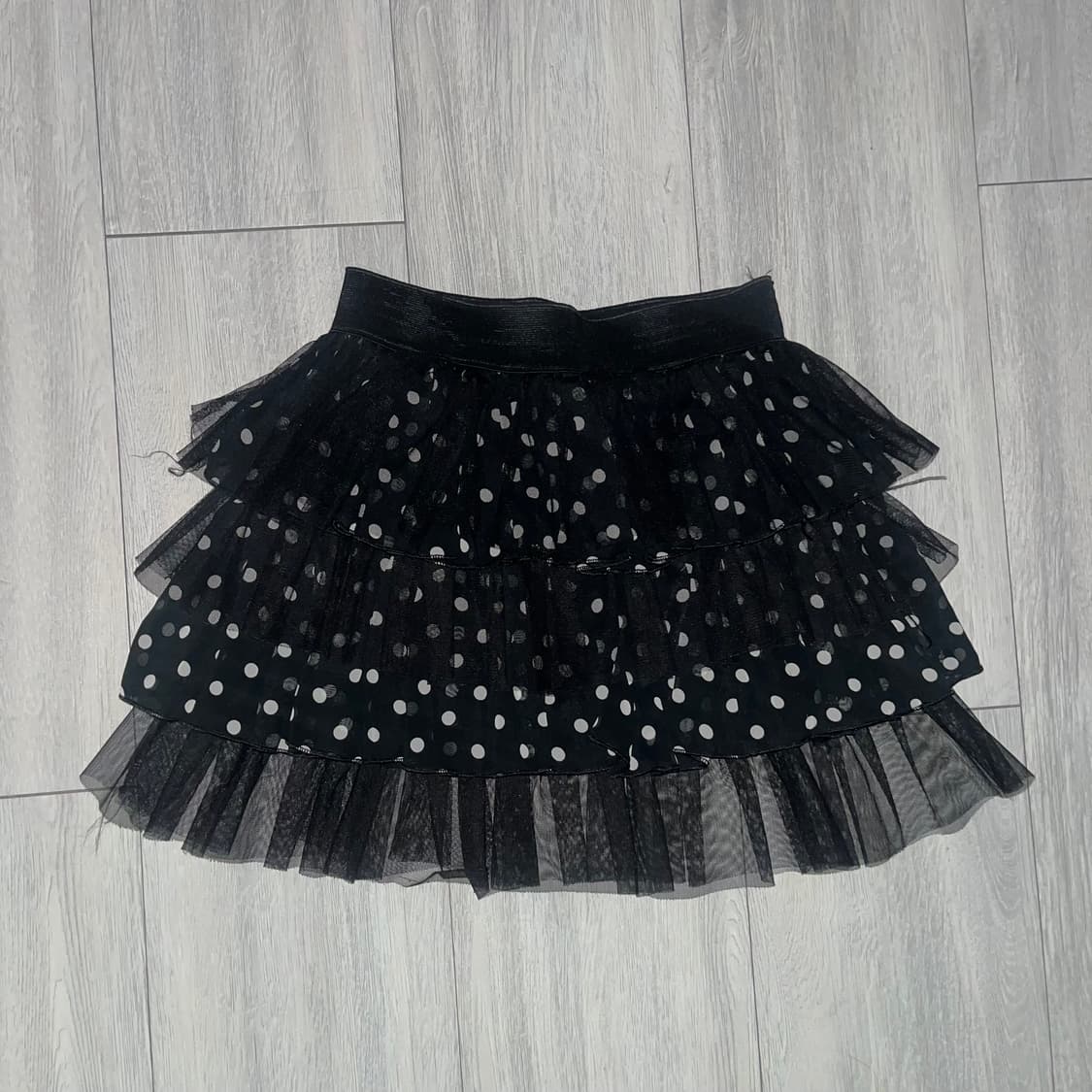 빈티지 갸루 도트 캉캉 스커트 상품이미지1