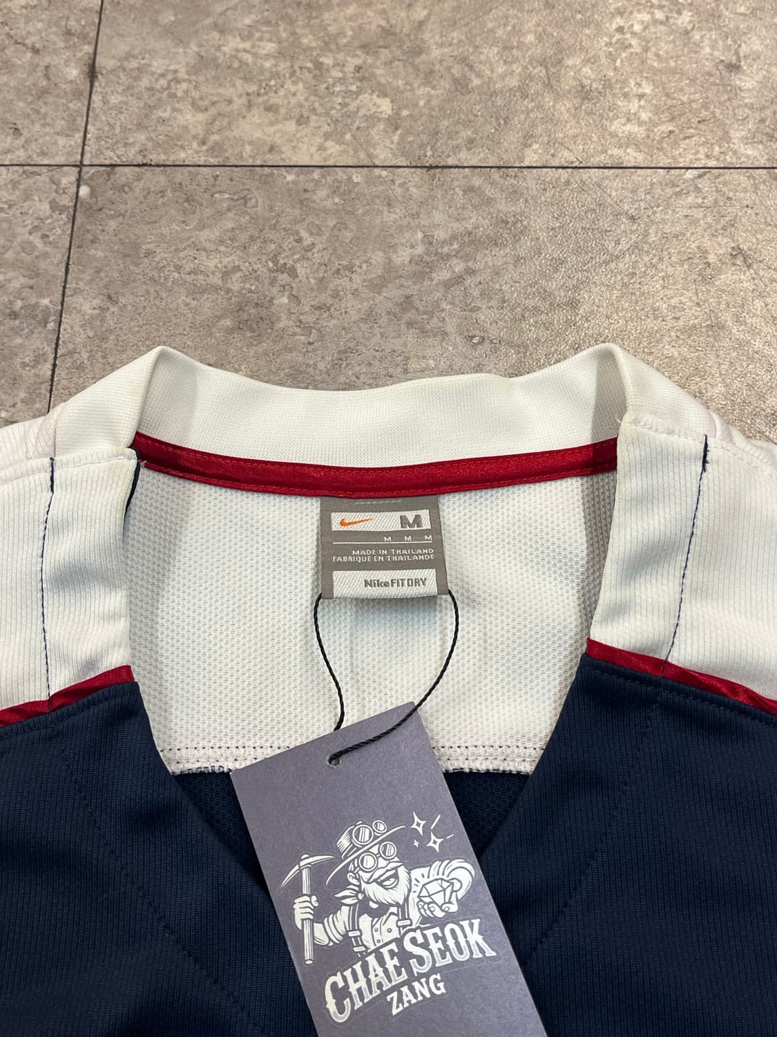 나이키 올드스쿨 스윙맨 슬리브리스 네이비 M #csz2080 상품이미지3