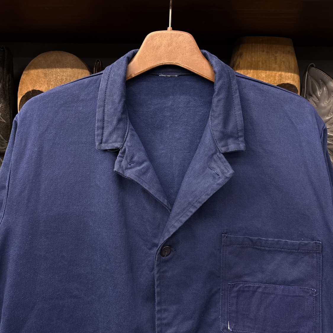 70s 오리지널 헤비 몰스킨 프렌치워크자켓 / 초어자켓 N805 상품이미지6