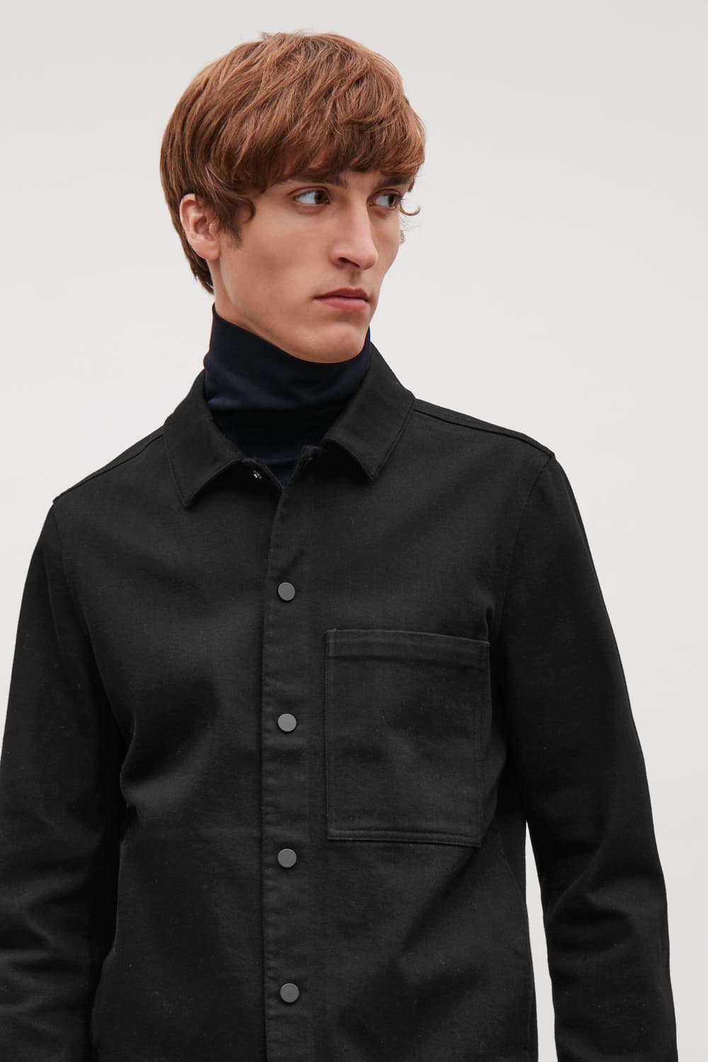 (100%정품) COS 코스 원포켓 코튼 트윌 미니멀 자켓 S 상품이미지1