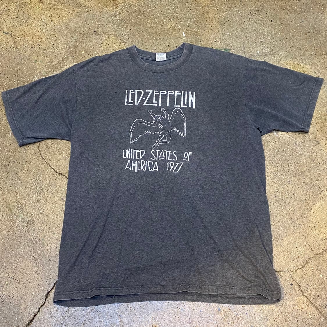 미국 빈티지 레드제플린 락티셔츠 반팔티 상품이미지2