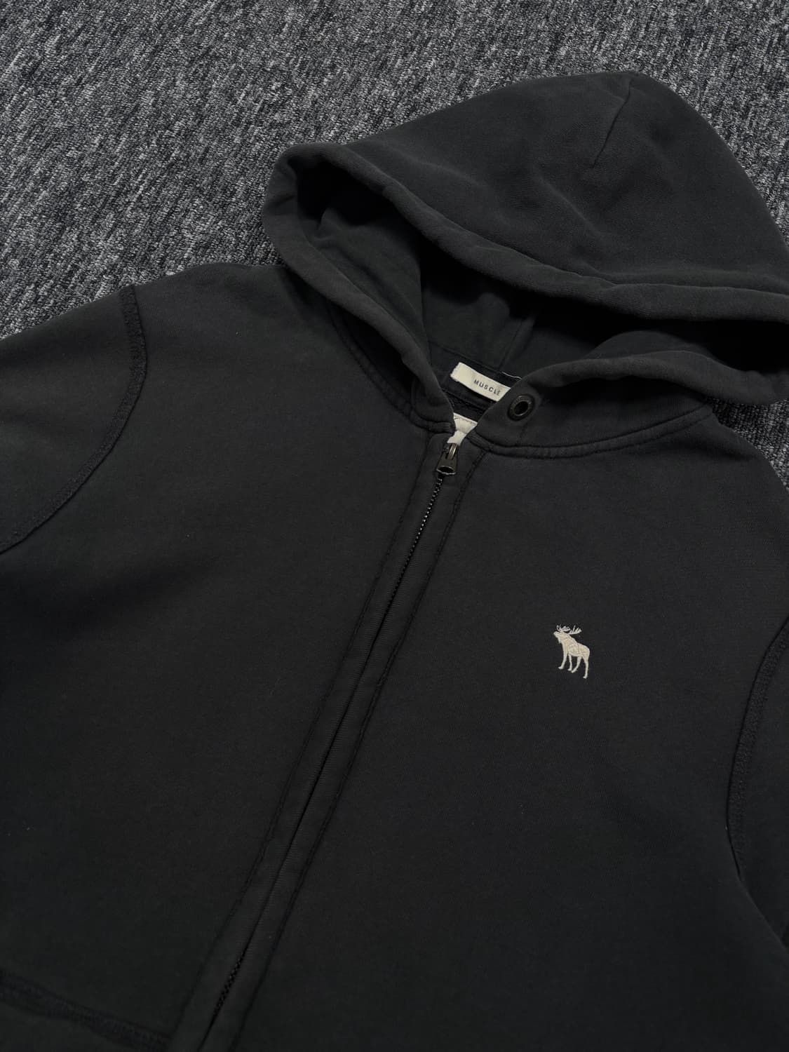 아베크롬비 블랙 후드집업 상품이미지4