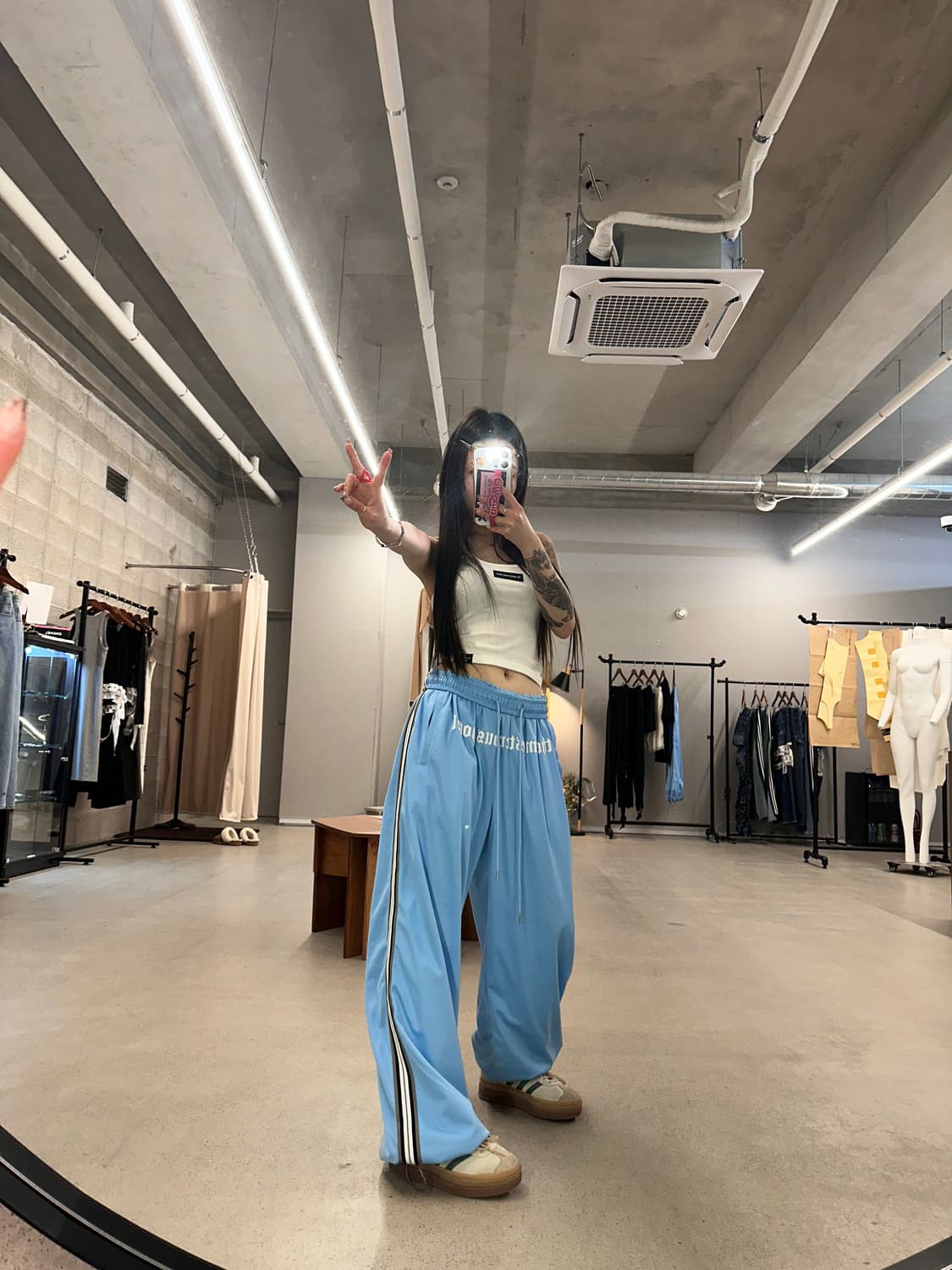 오늘만)더미스테리어스호텔 져지팬츠 스카이 상품이미지4
