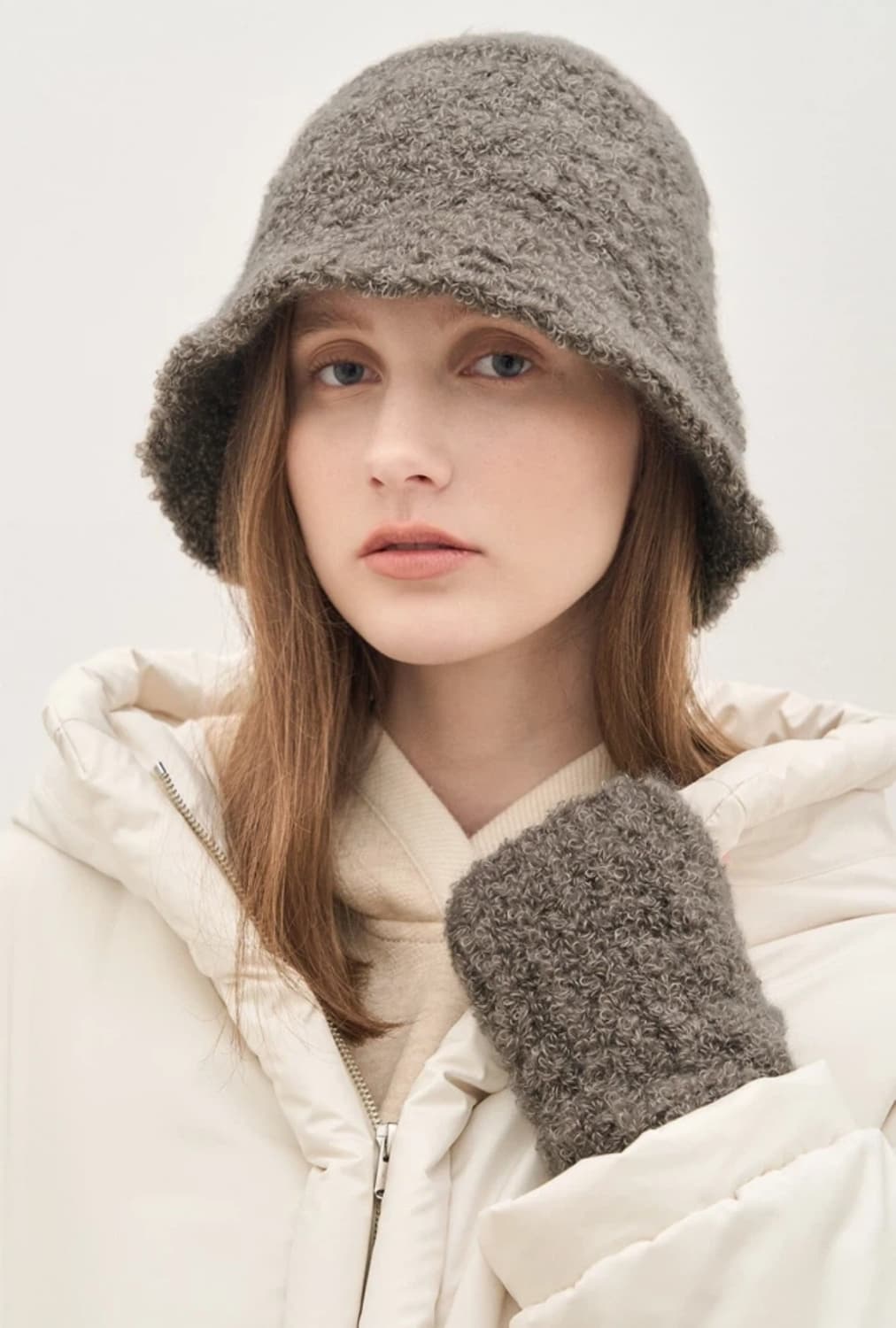 더캐시미어 띵스 카라코람 모헤어 버킷햇 상품이미지2