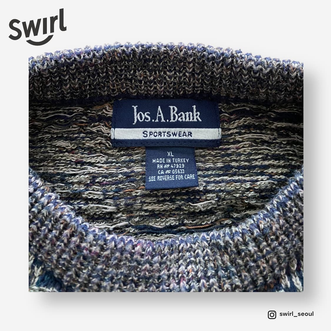 🌊 Geometric pattern knit 상품이미지6