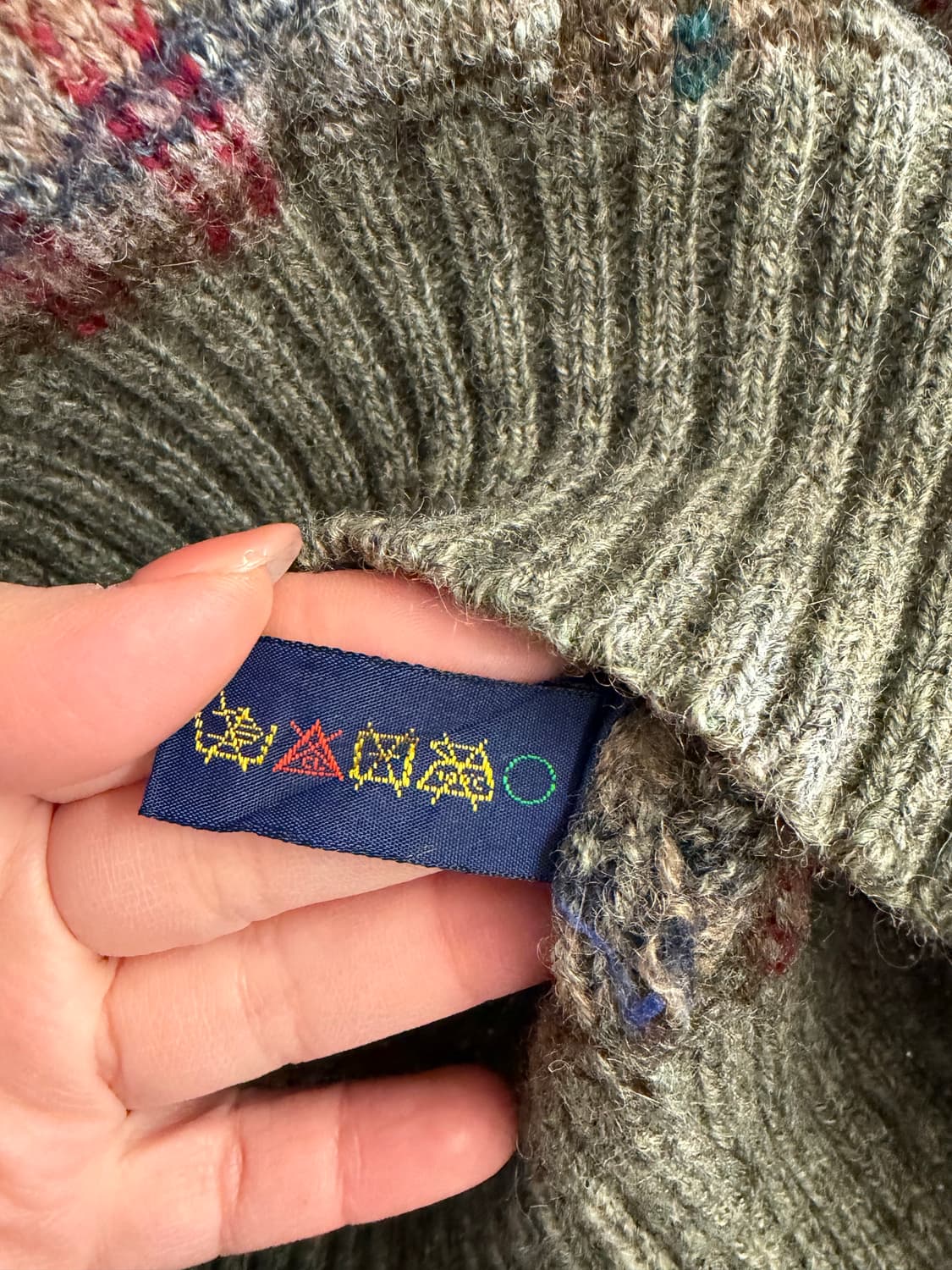 N77. 폴로 알파카 울니트 상품이미지3