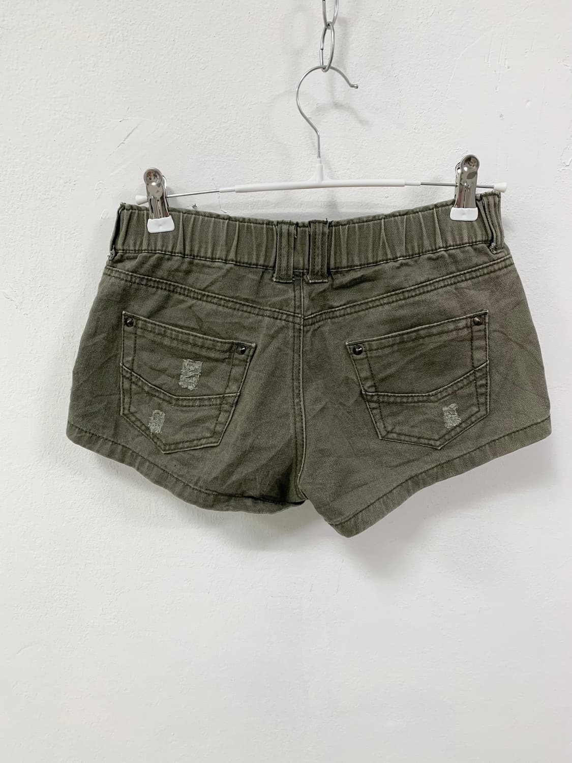 [MAISONGILFY] y2k 카모플라쥬 데님 숏츠 상품이미지5