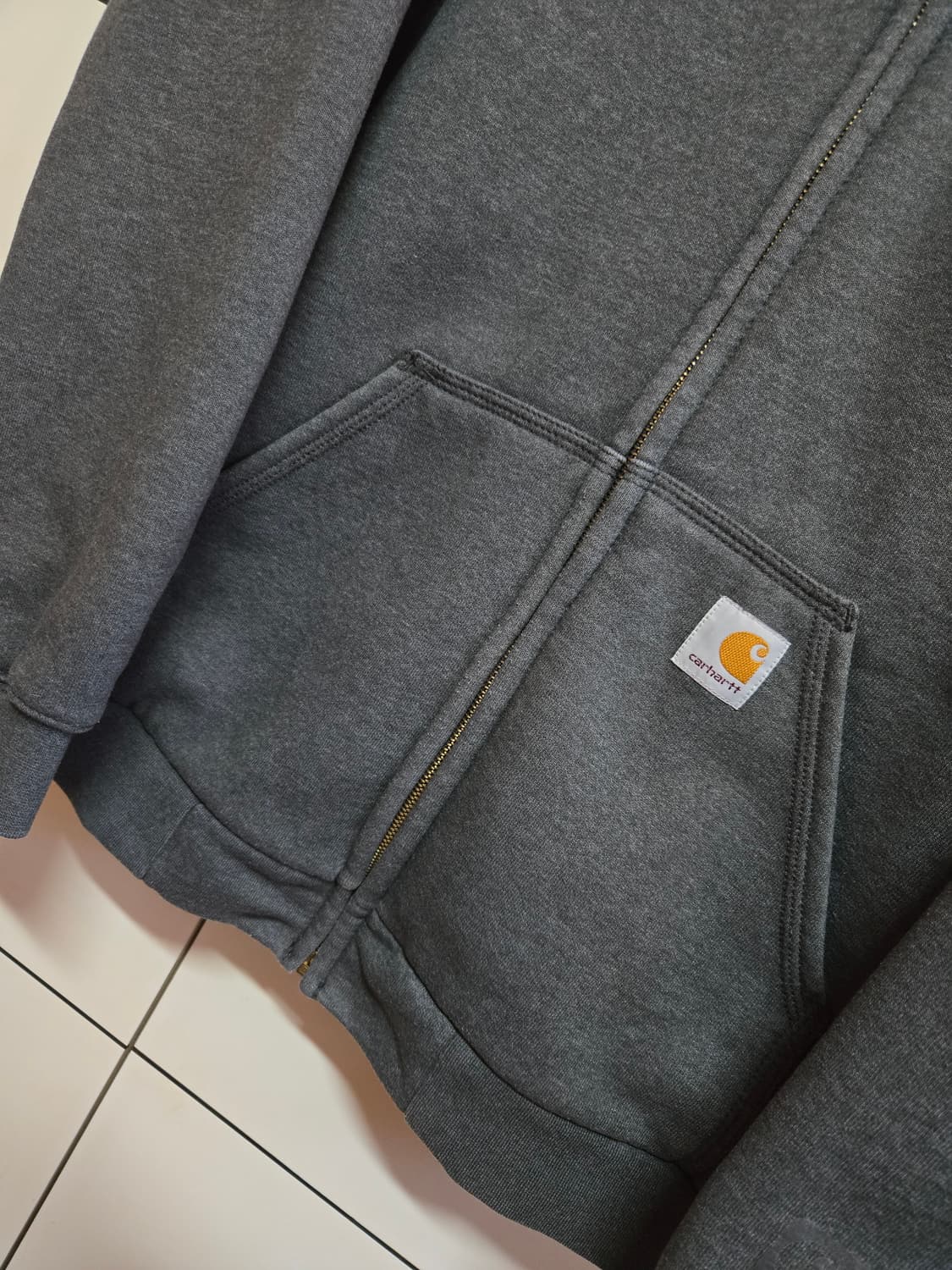 칼하트 써멀 차콜 후드집업(M) 상품이미지3