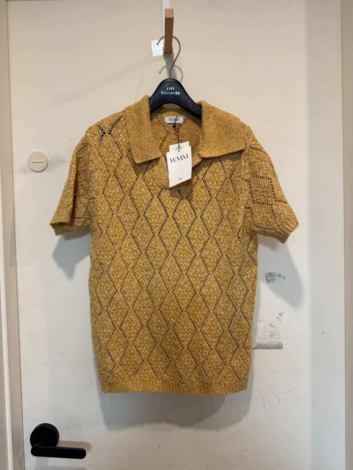 새상품 wmm studio 아가일 니트 상품이미지2