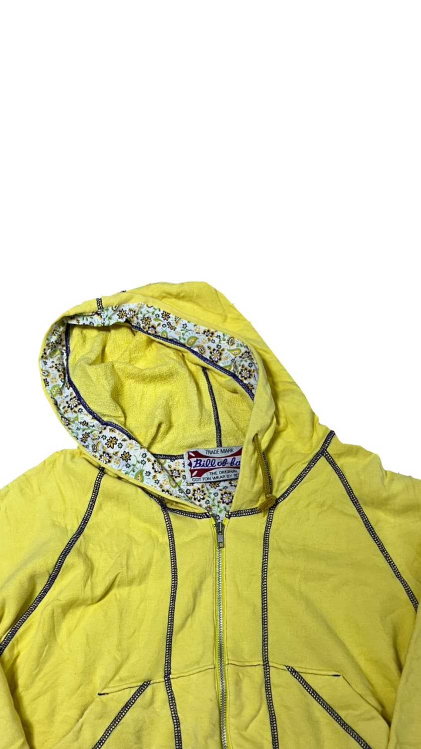 플로럴 스티치 엘로우 후드집업 상품이미지8