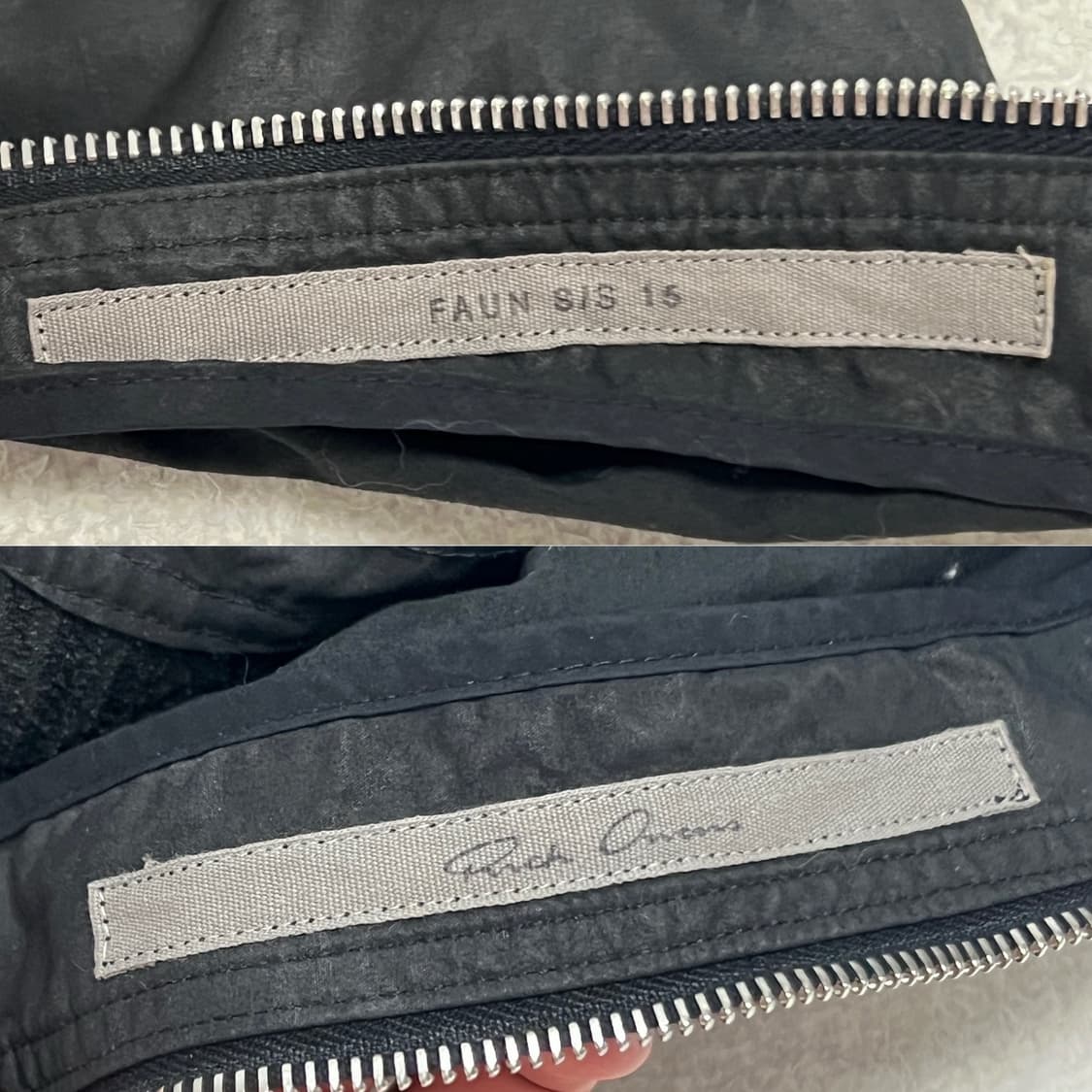 릭오웬스 15SS "FAUN" 뒷면 자수 앞 지퍼 풀오버 자켓 상품이미지6