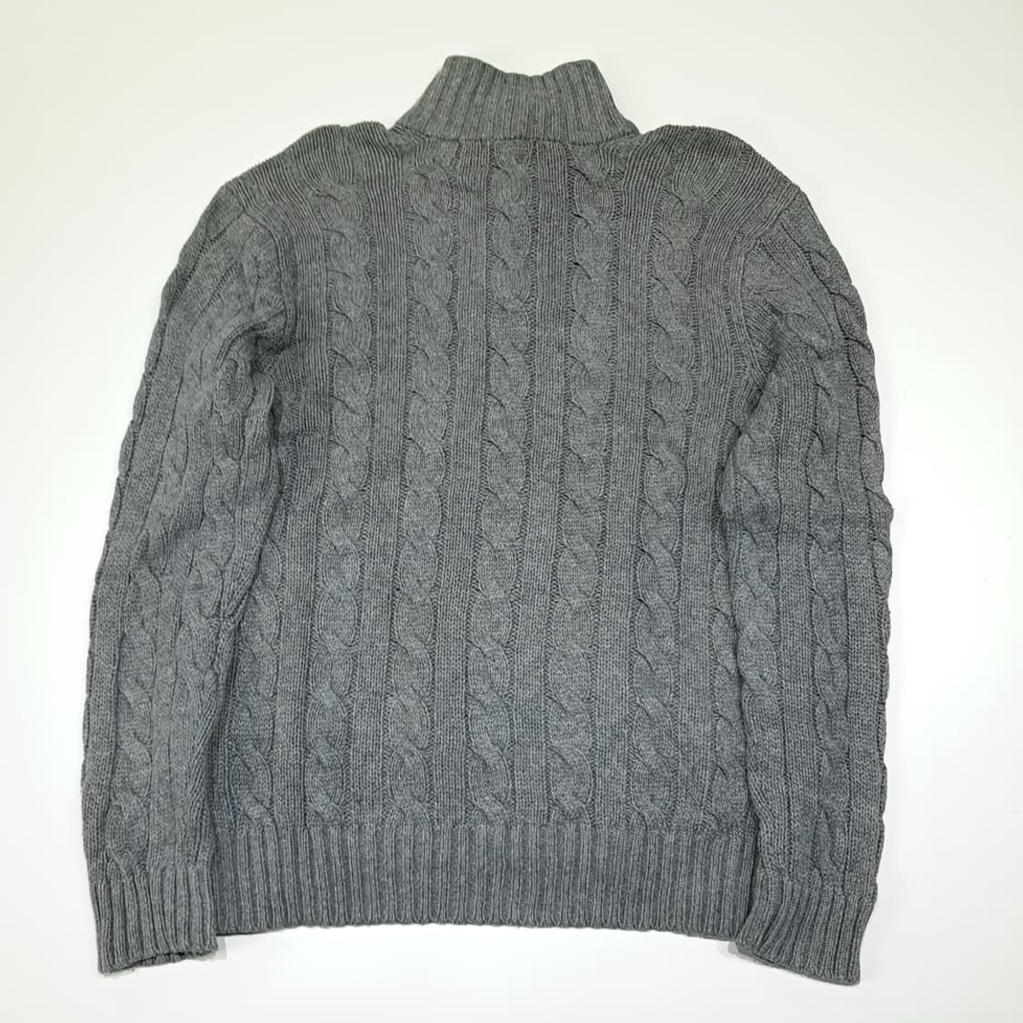 CL350 M 폴로 00s 실크 토글 케이블 헤더그레이 니트 스웨터 상품이미지6