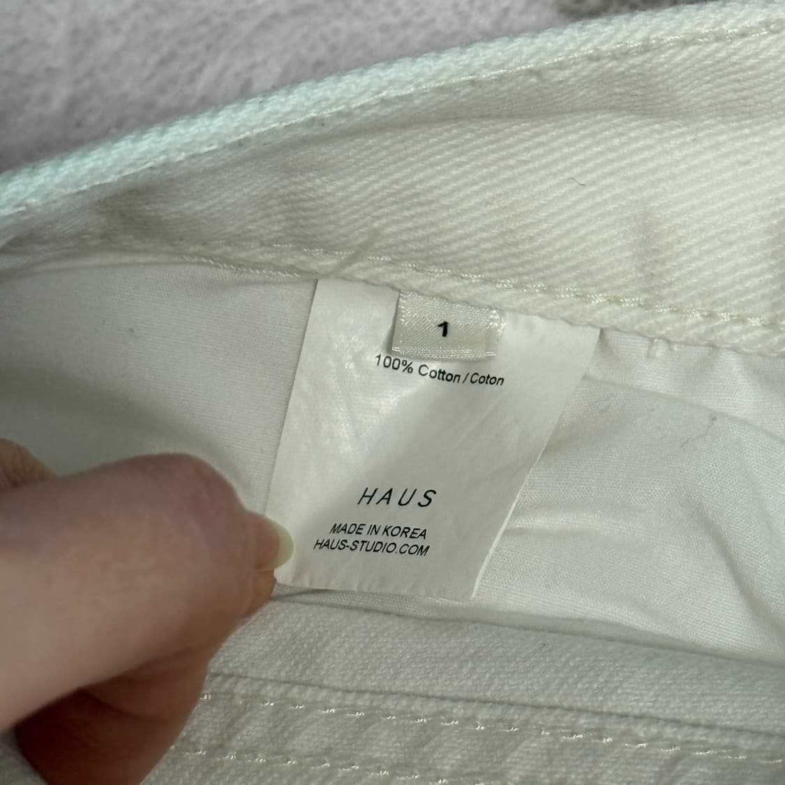 HAUS 화이트진 상품이미지4
