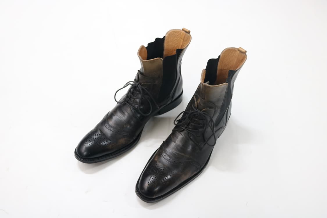 알프레도바니스터 빈티지 윙팁 레이스업 첼시 부츠 (42) 상품이미지2