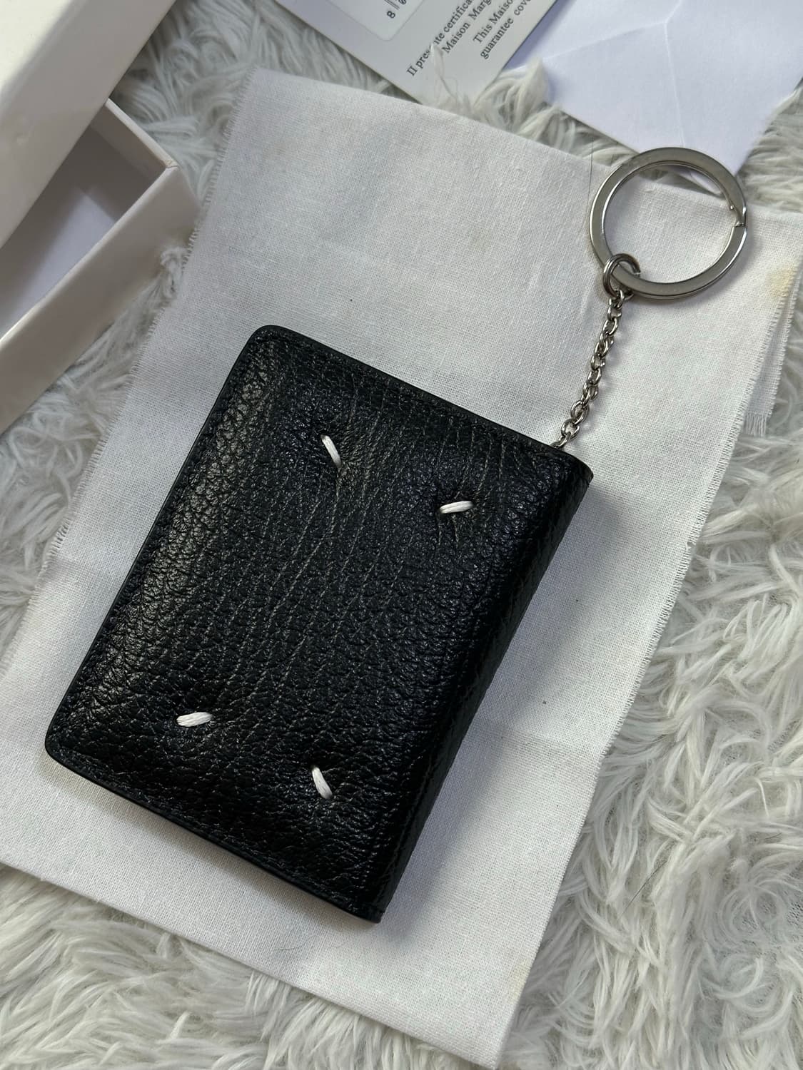 메종 마르지엘라 키링 카드지갑 블랙 상품이미지5