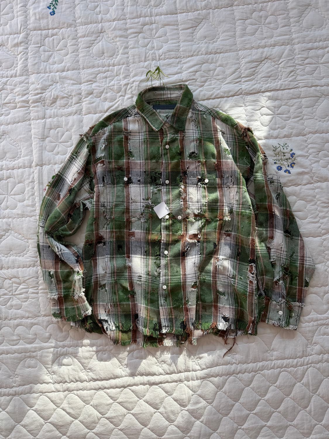 당케숀 일본매장신상 디스트레스 셔츠자켓 (해외에서도 라스트피스‼️) 상품이미지1