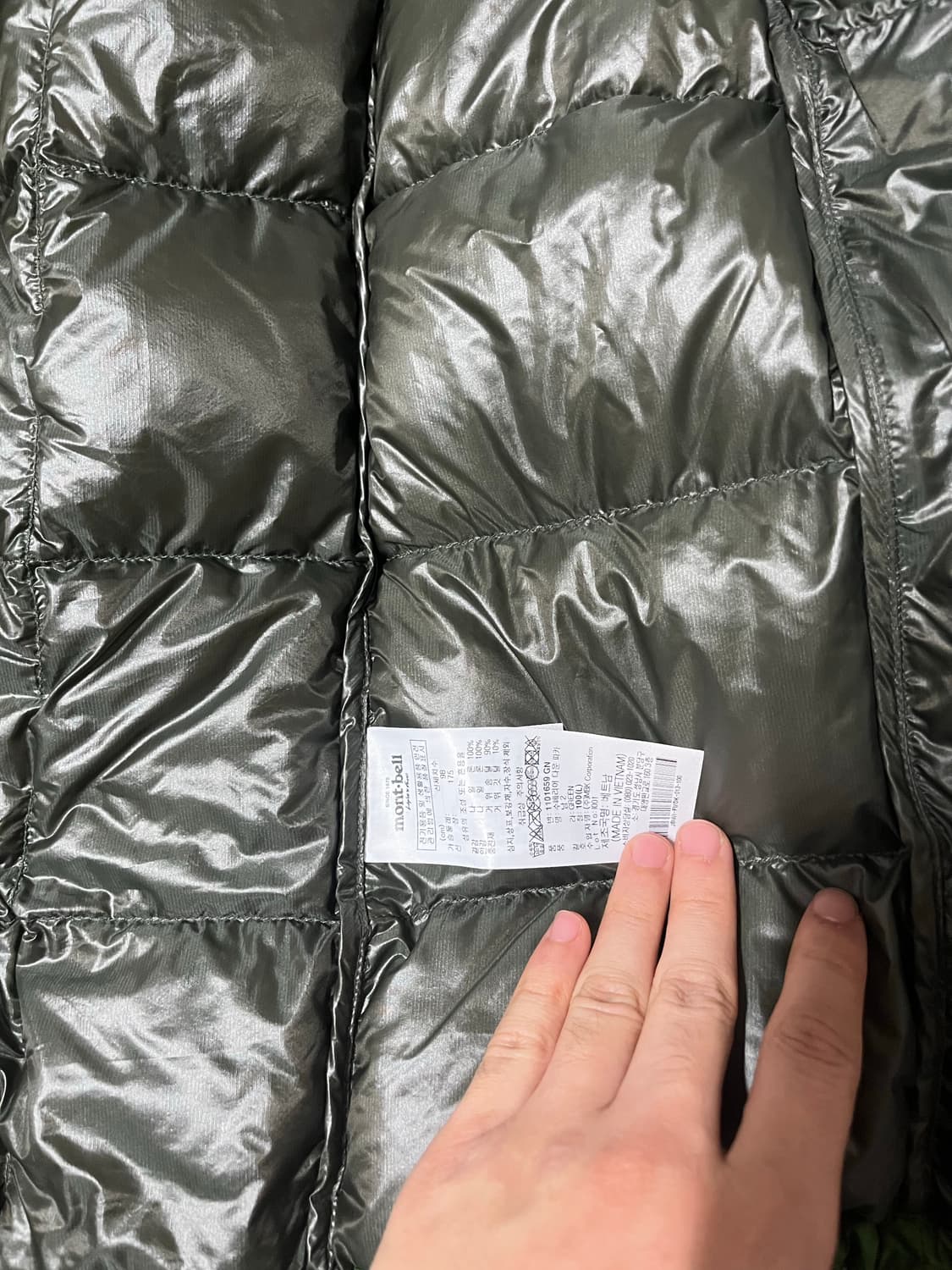 몽벨 슈페리얼 다운 L사이즈 상품이미지6
