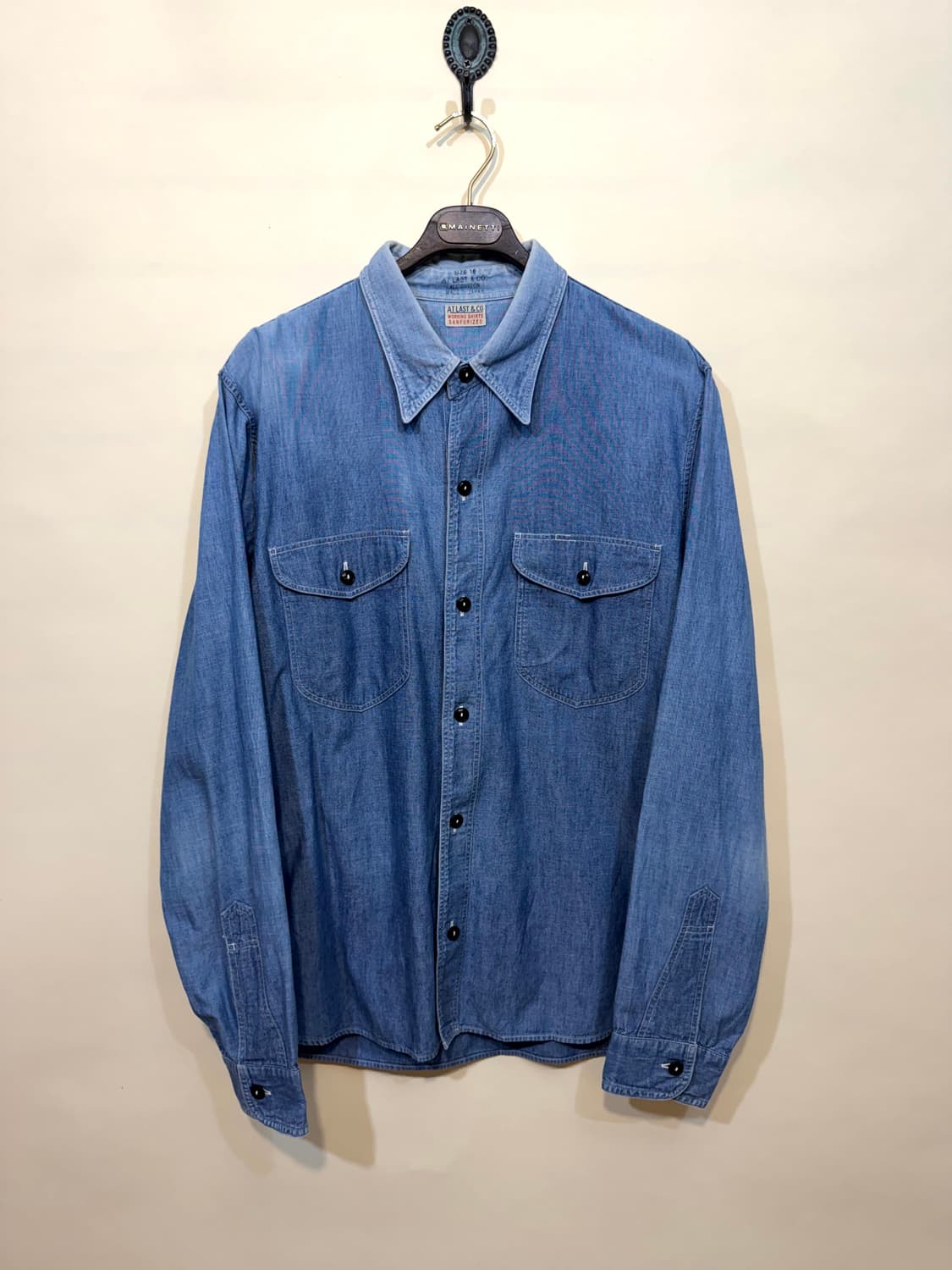 At Last & Co 샴브레이 워크 셔츠 (Made In Japan) 상품이미지2