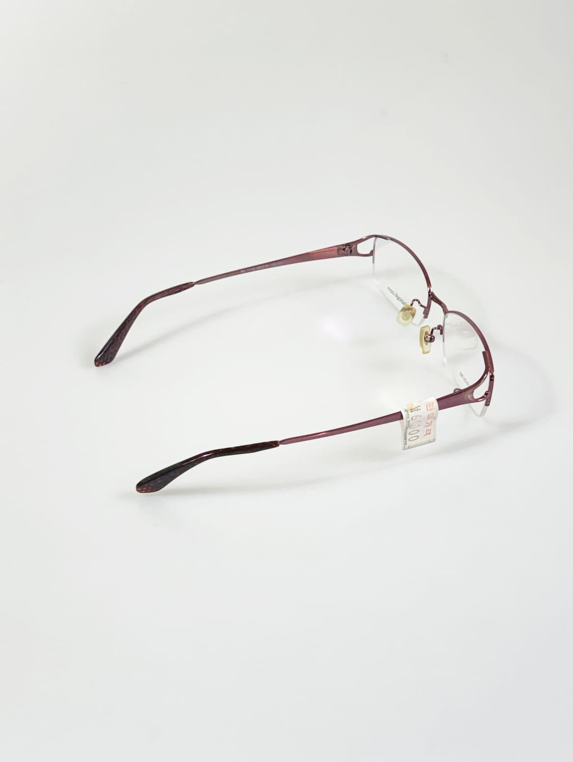 PABLO GILI 반무테 스퀘어 메탈 프레임 빈티지 안경 상품이미지4