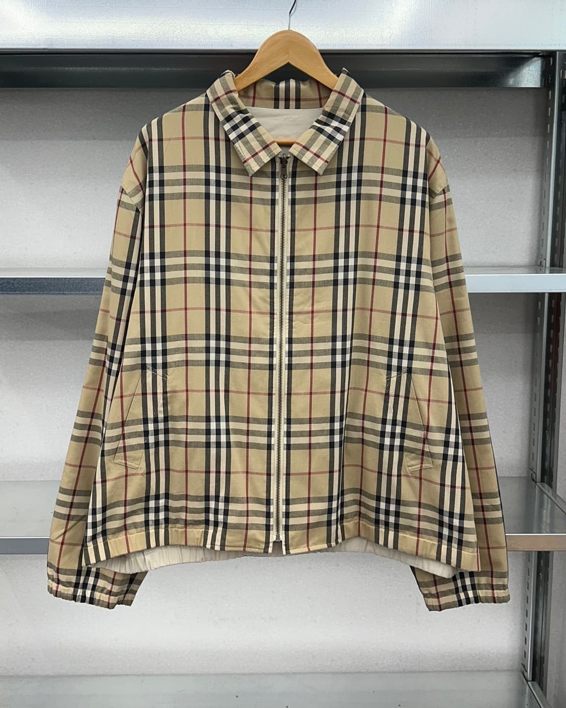 (2XL)버버리 양면 블루종-M702 상품이미지2