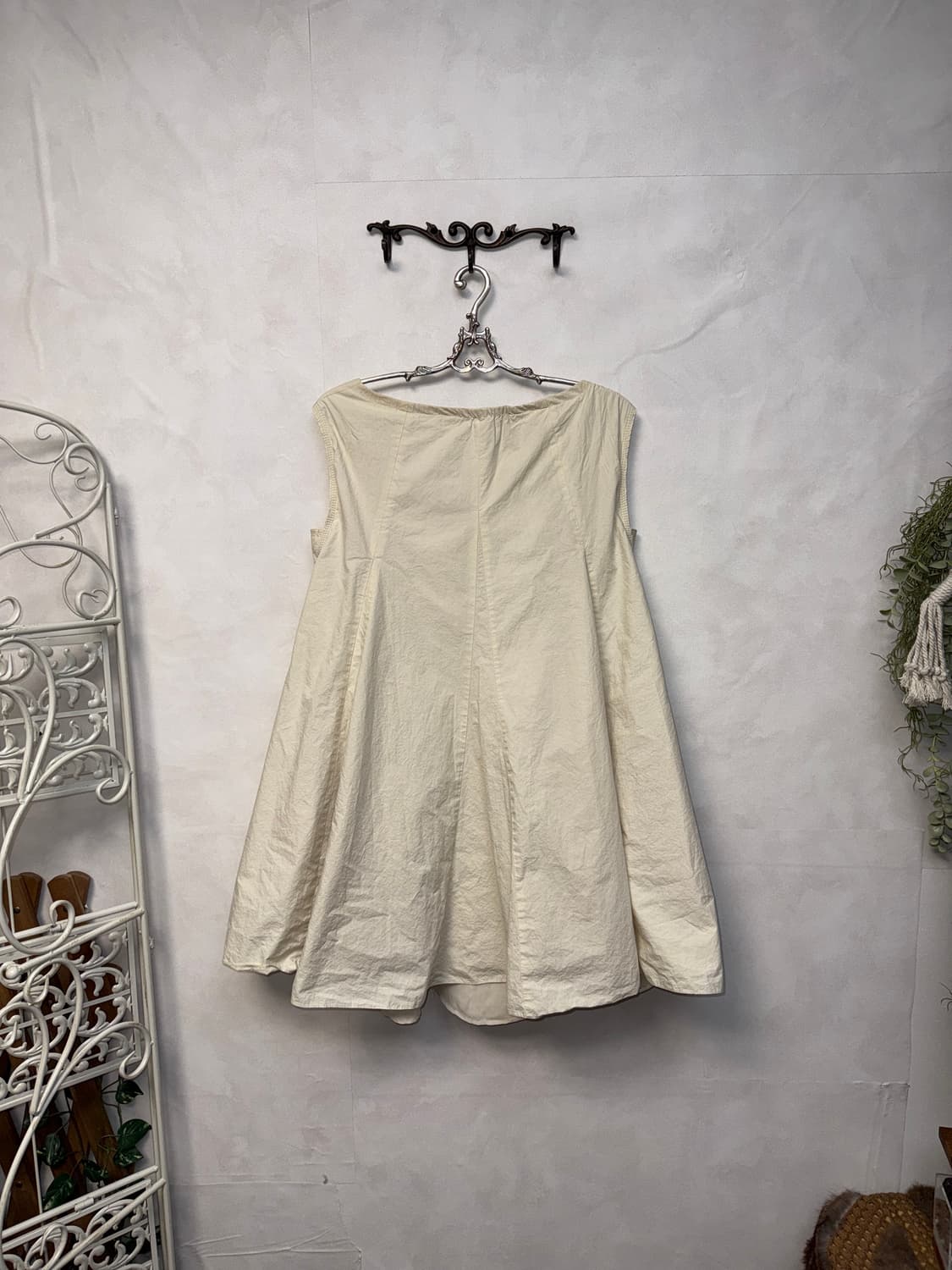 O’2nd ivory draped pleats balloon ops 상품이미지3