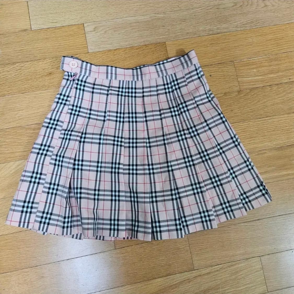핑크 체크 미니 테니스스커트 s 상품이미지1