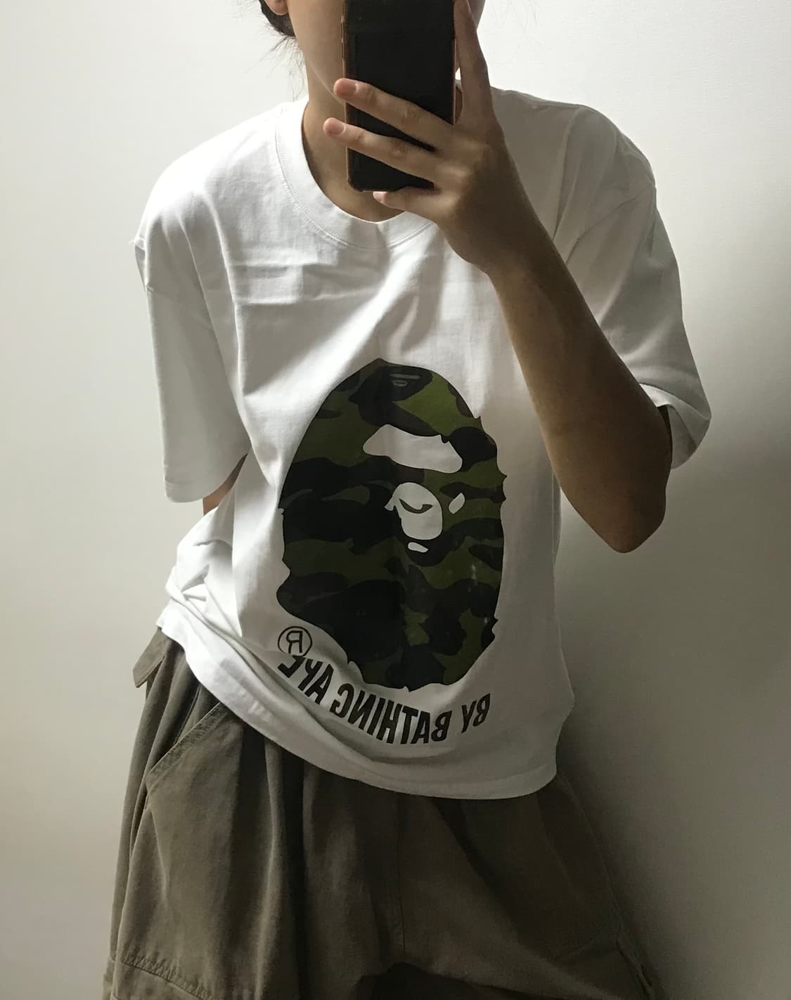 베이프 카모 빅사루 반팔 티 상품이미지5