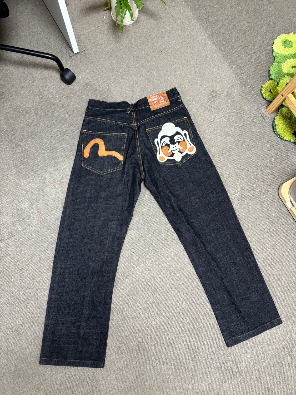 에비수 루즈 스트레이트 핏 데님 상품이미지1