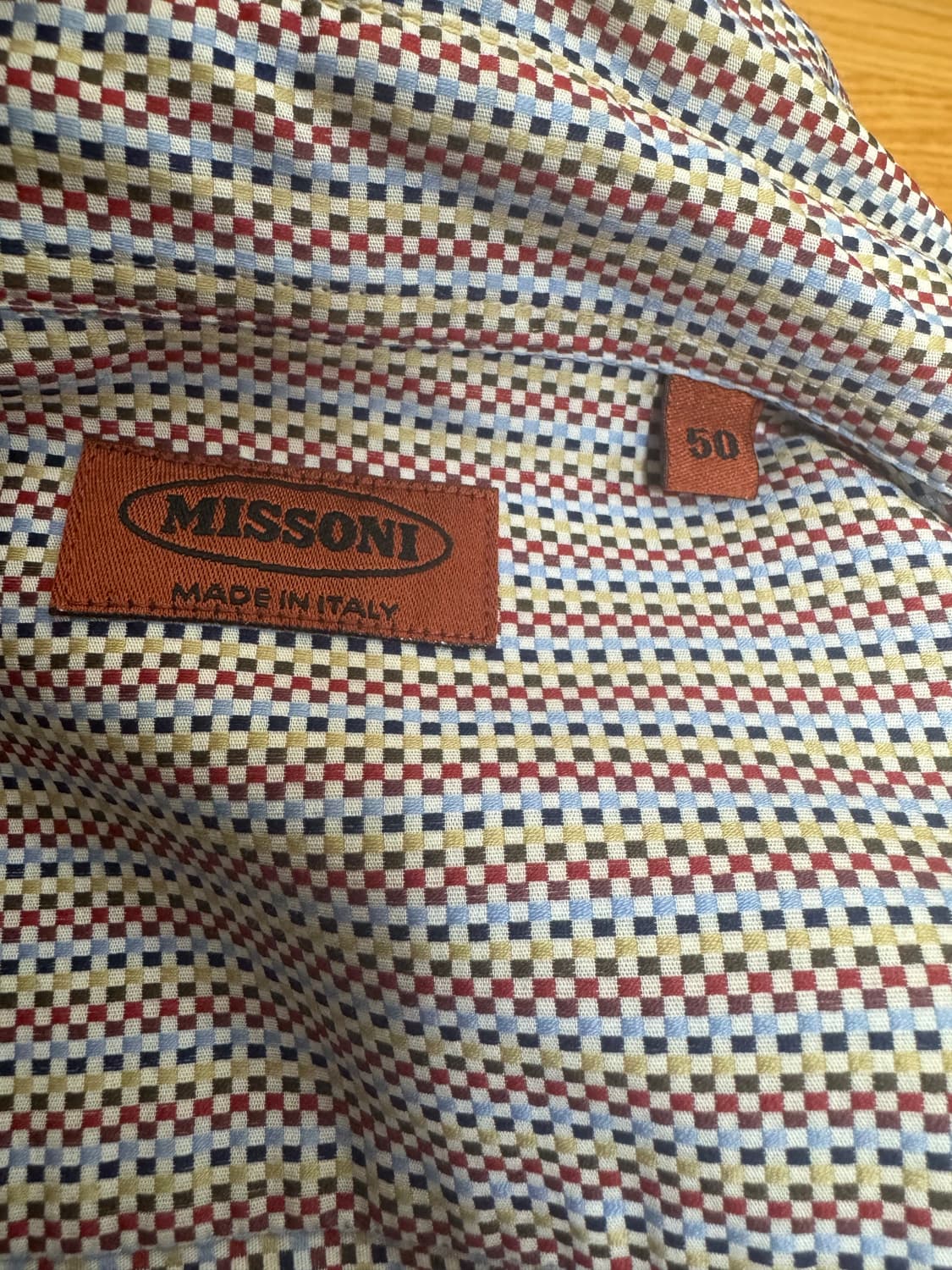 미쏘니 체크셔츠 Made in Italy 상품이미지4