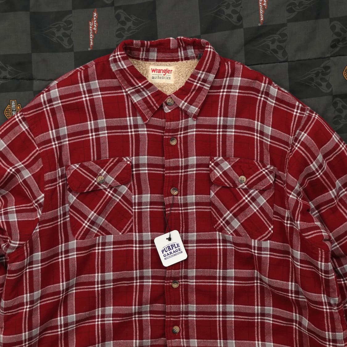 랭글러 플란넬 누빔 자켓 2XL B114 상품이미지2